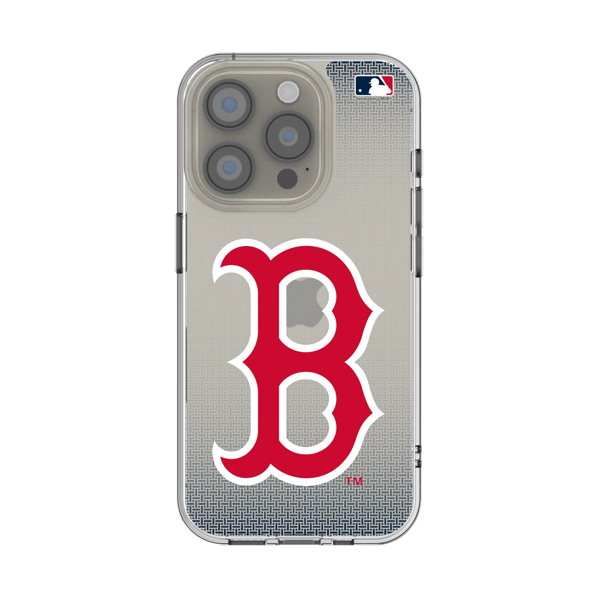Boston Red Sox Linen iPhone Clear Phone Case for Apple iPhone