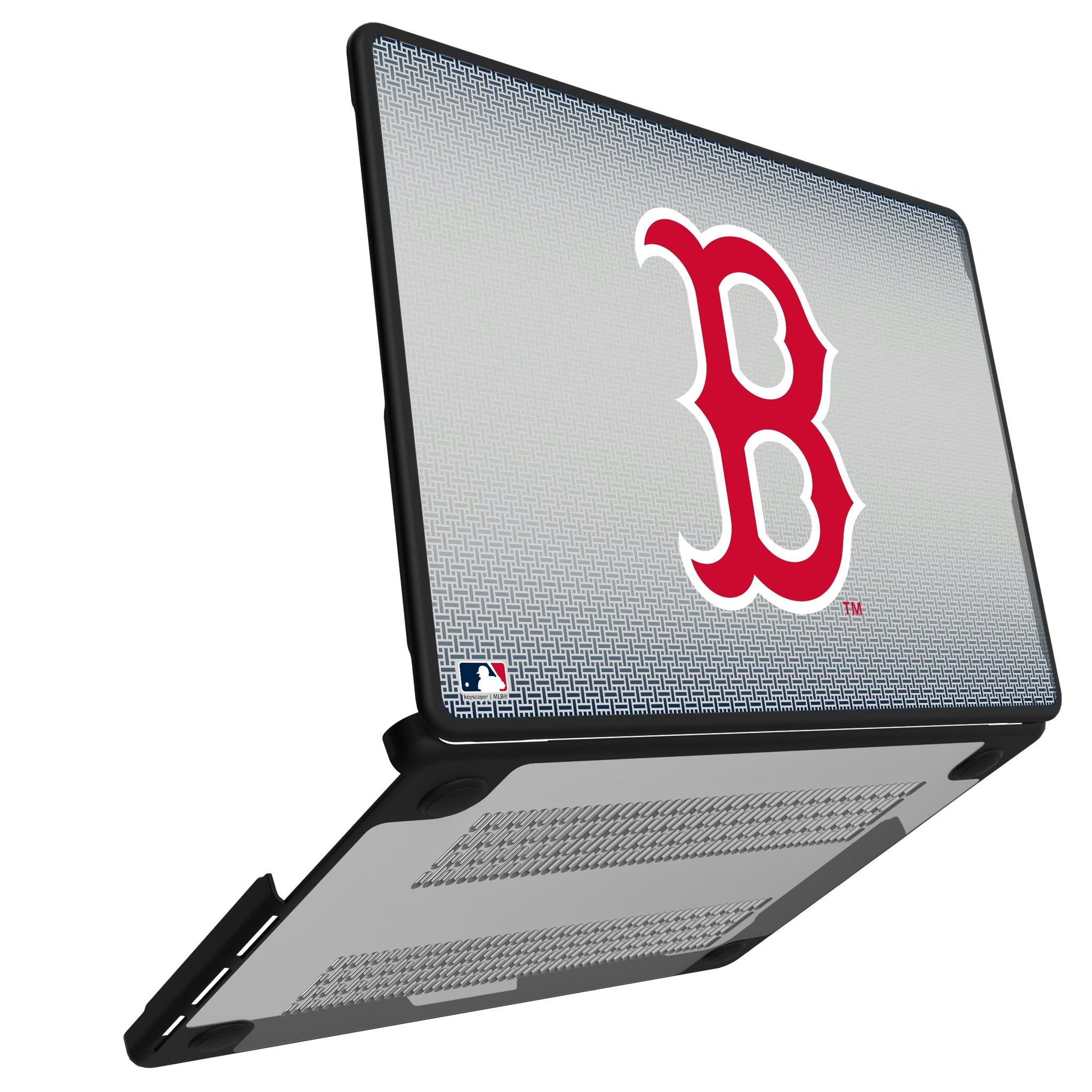 Boston Red Sox Linen MacBook Laptop Case for Apple MacBook#Device_MacBook Pro (14-inch, 2021) / MacBook Pro (14-inch, 2023) / MacBook Pro (14-inch, 2024)