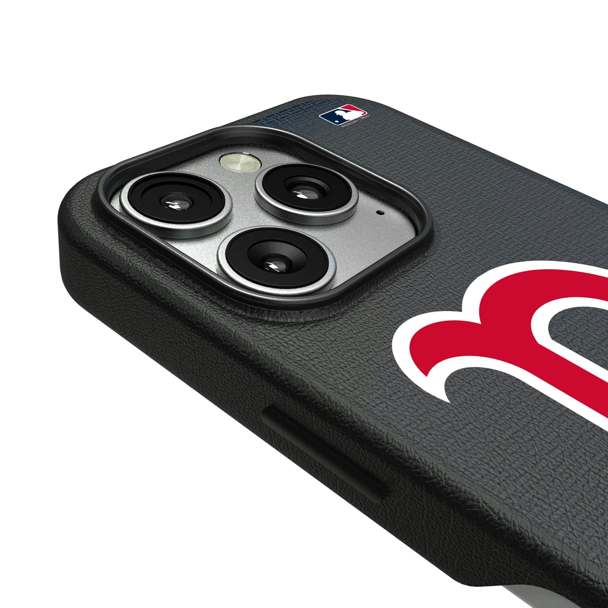 Boston Red Sox Linen iPhone MagSafe Compatible Phone Case for Apple iPhone - Detail