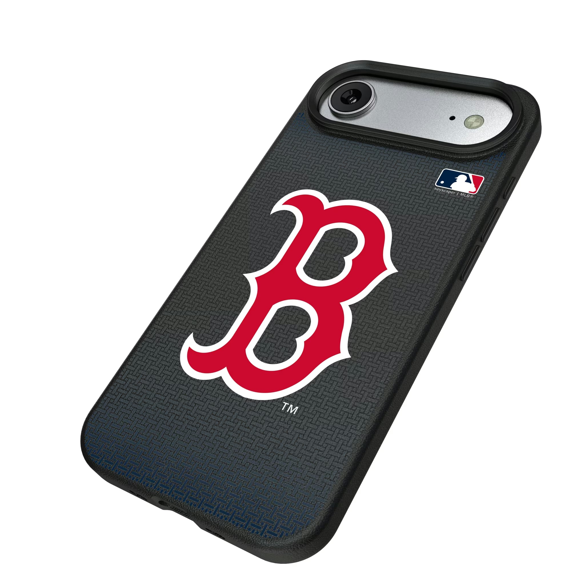 Boston Red Sox Linen iPhone MagSafe Compatible Phone Case for Apple iPhone - Isometric View#Device_iPhone Air