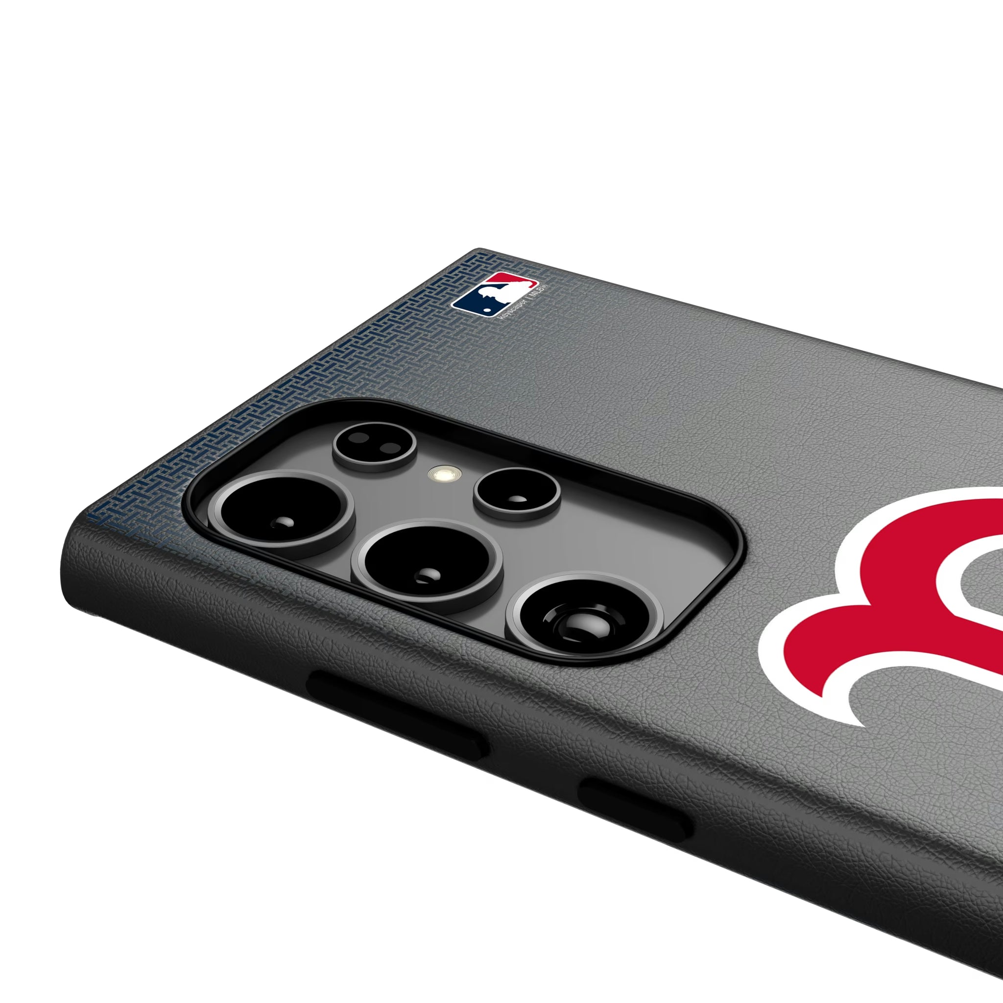 Boston Red Sox Linen Galaxy MagSafe Compatible Phone Case for Samsung Galaxy - Detail