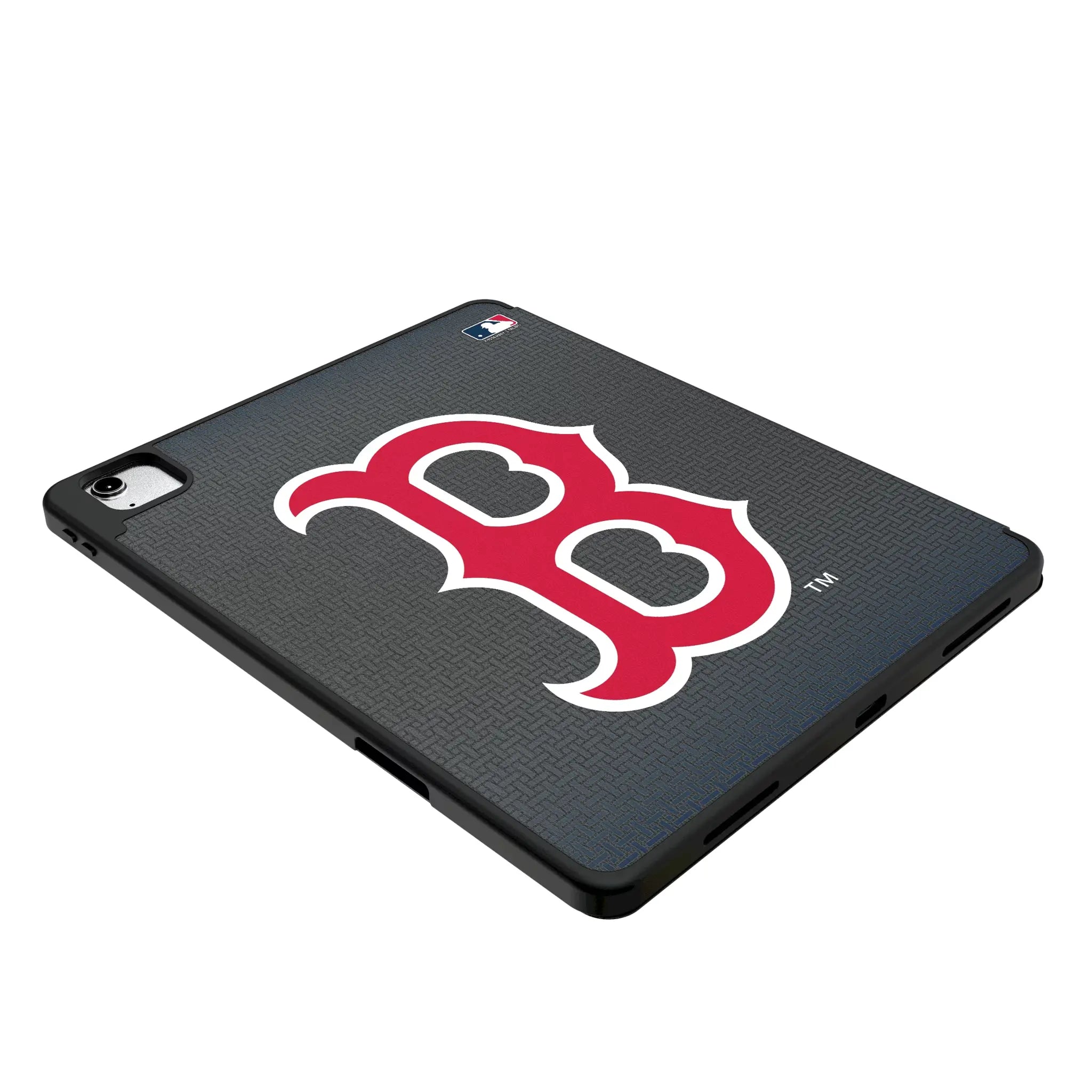 Boston Red Sox Linen iPad Tablet Case for Apple iPad - Isometric View