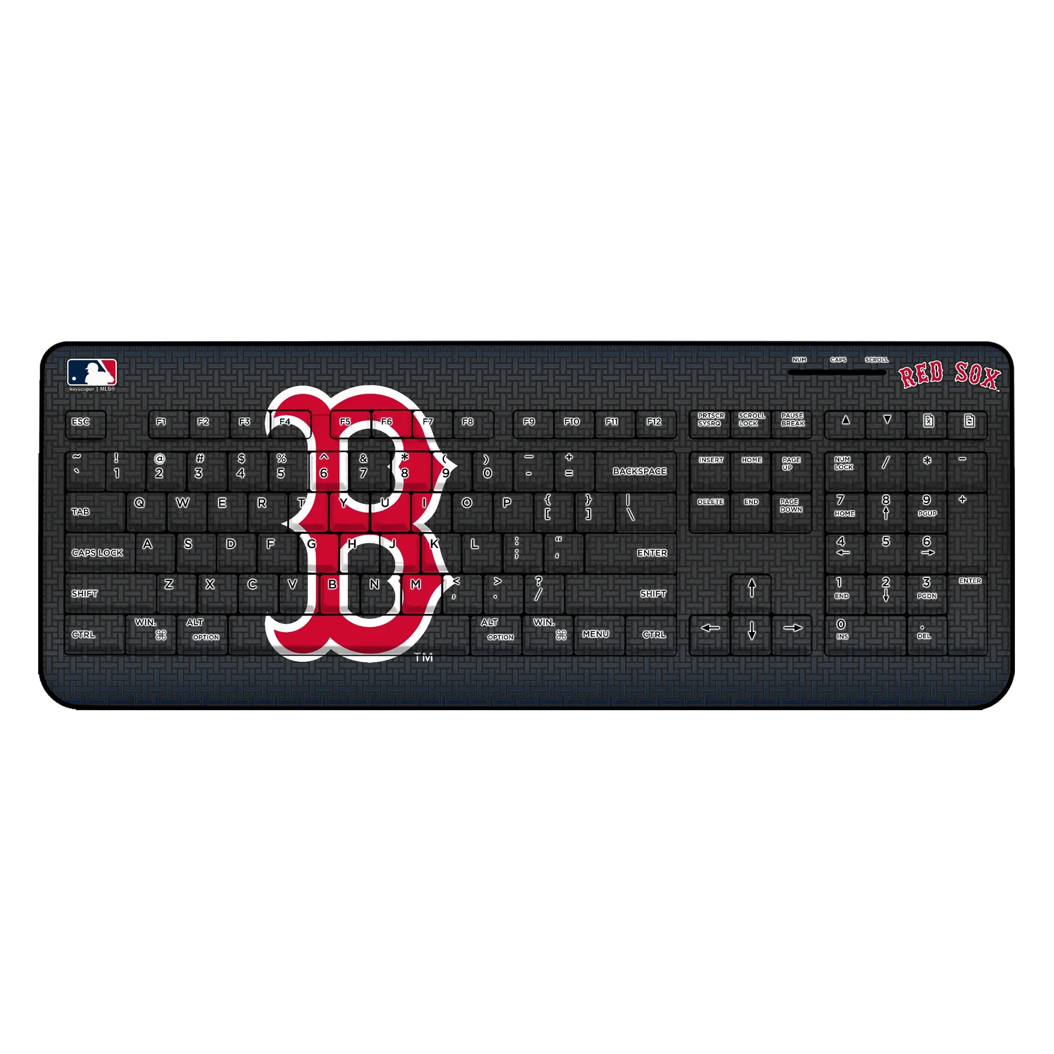 Boston Red Sox Linen Wireless USB Keyboard