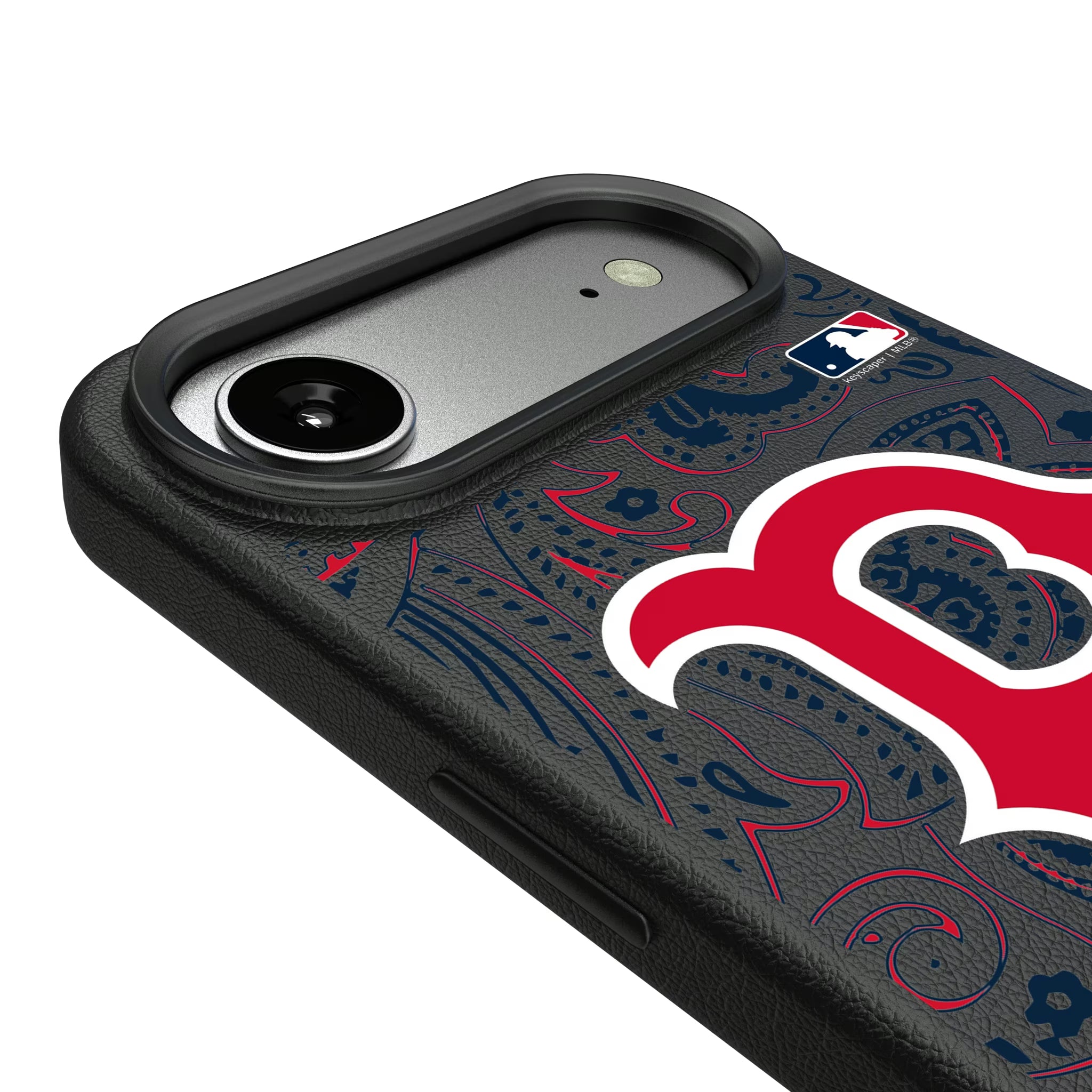 Boston Red Sox Paisley iPhone MagSafe Compatible Phone Case for Apple iPhone - Detail#Device_iPhone Air