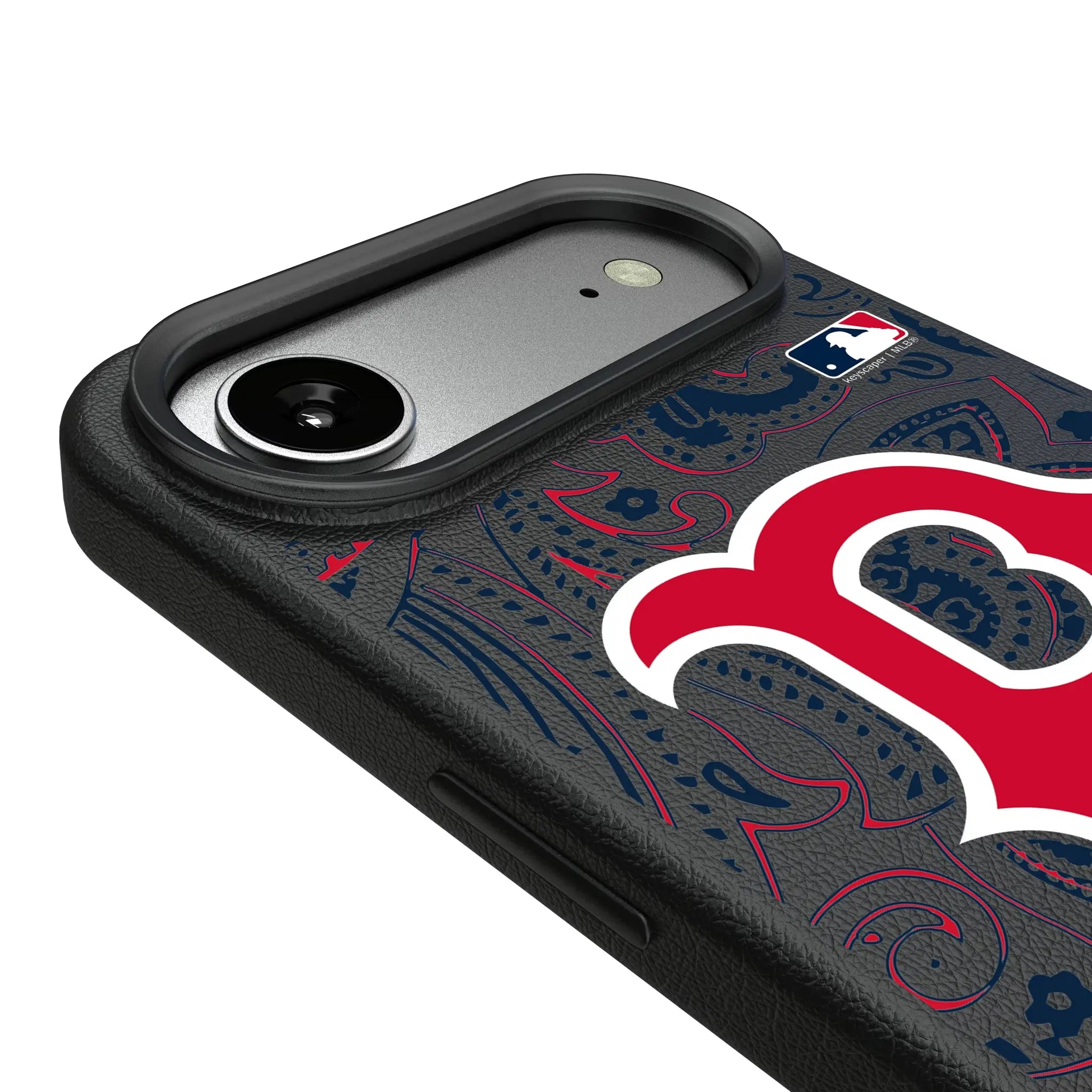 Boston Red Sox Paisley iPhone MagSafe Compatible Phone Case for Apple iPhone - Detail#Device_iPhone Air