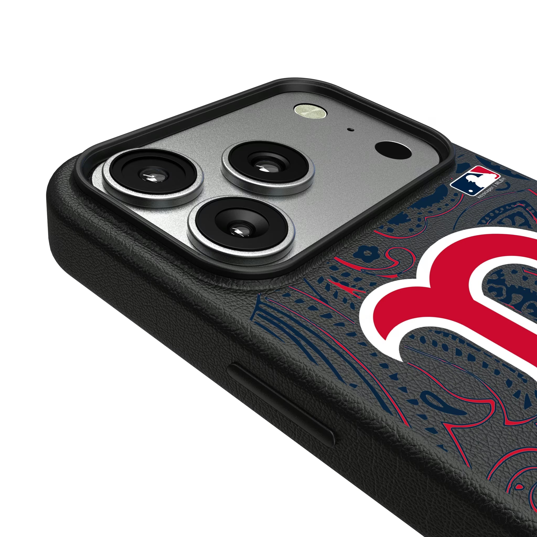 Boston Red Sox Paisley iPhone MagSafe Compatible Phone Case for Apple iPhone - Detail#Device_iPhone 17 Pro