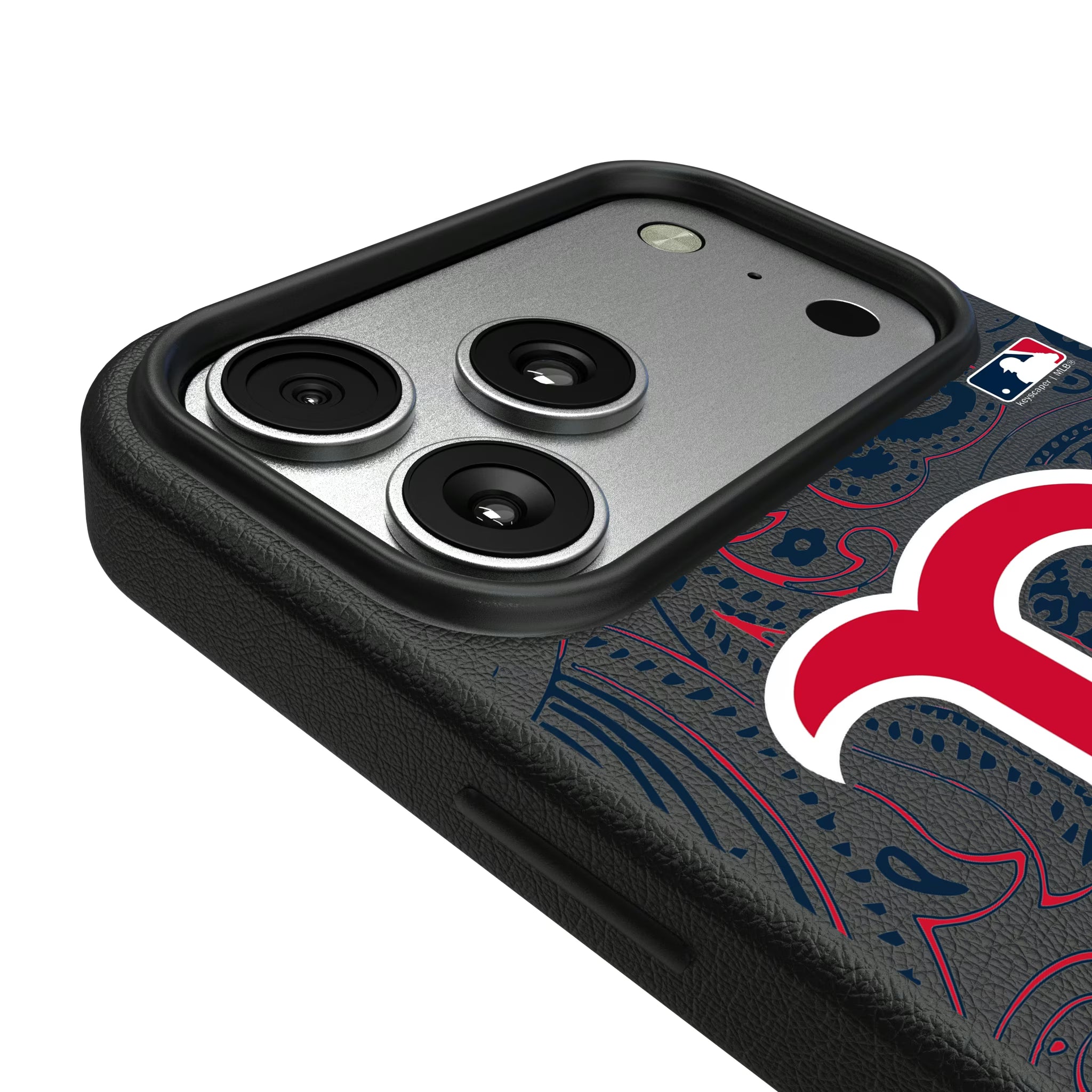 Boston Red Sox Paisley iPhone MagSafe Compatible Phone Case for Apple iPhone - Detail#Device_iPhone 17 Pro Max