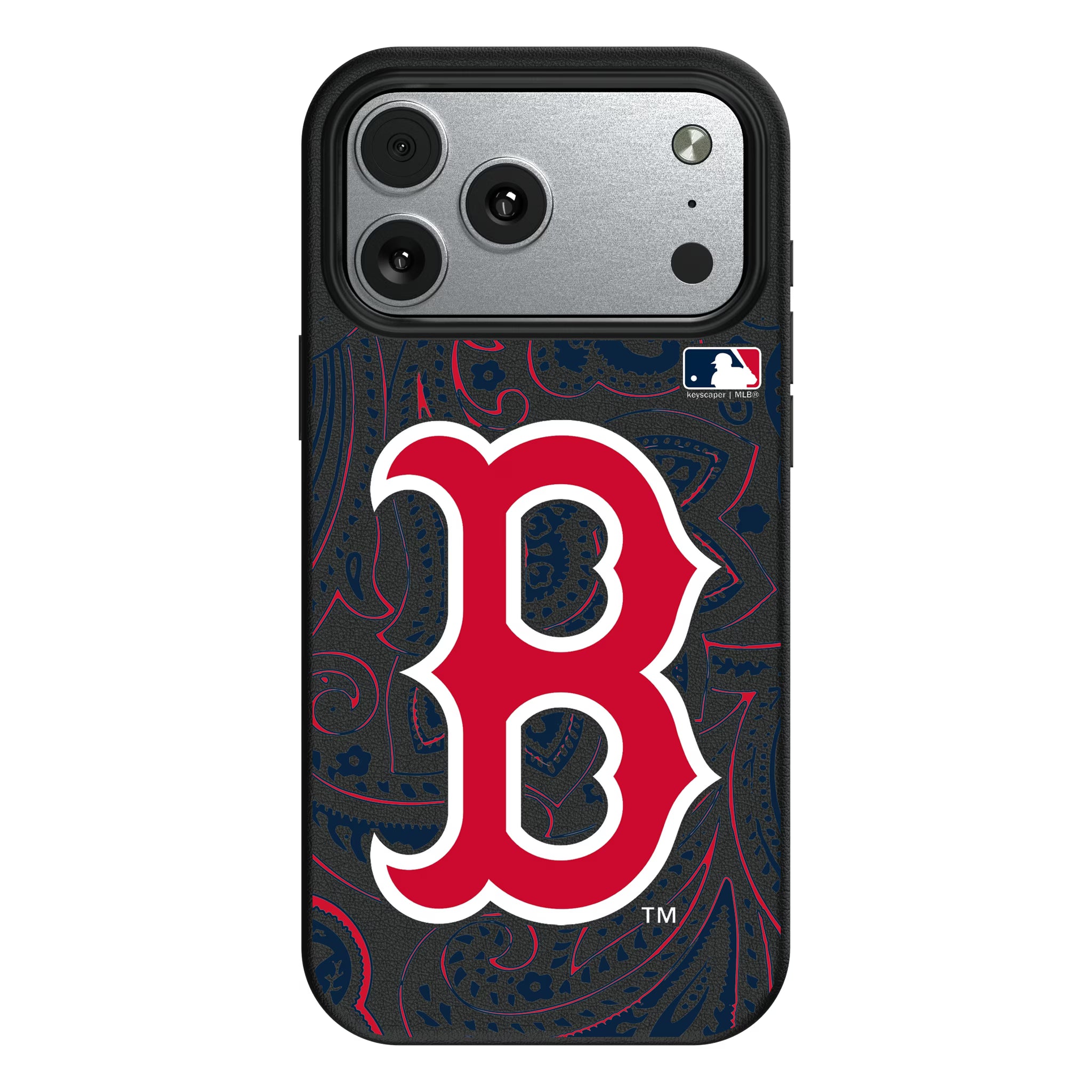 Boston Red Sox Paisley iPhone MagSafe Compatible Phone Case for Apple iPhone#Device_iPhone 17 Pro Max