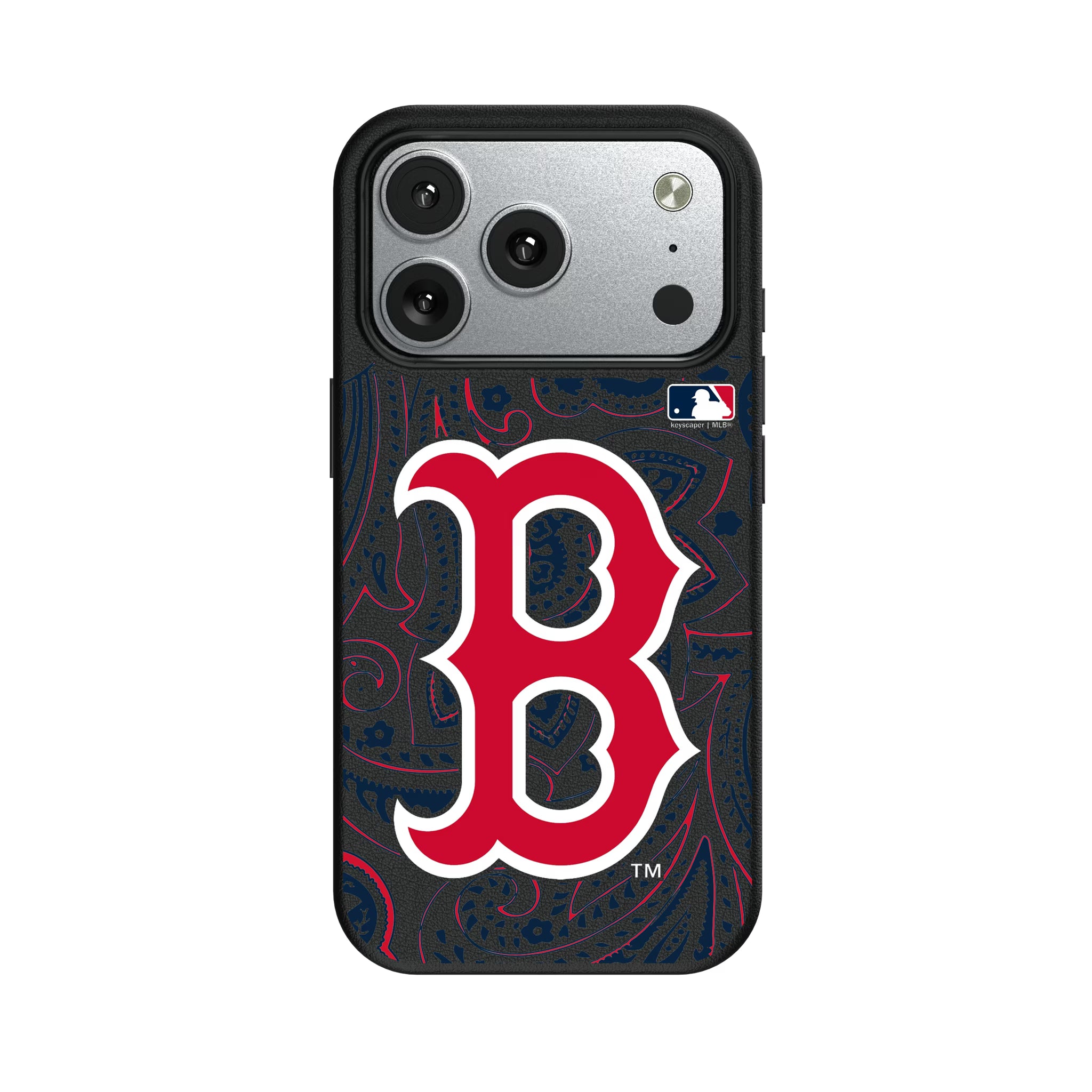 Boston Red Sox Paisley iPhone MagSafe Compatible Phone Case for Apple iPhone#Device_iPhone 17 Pro