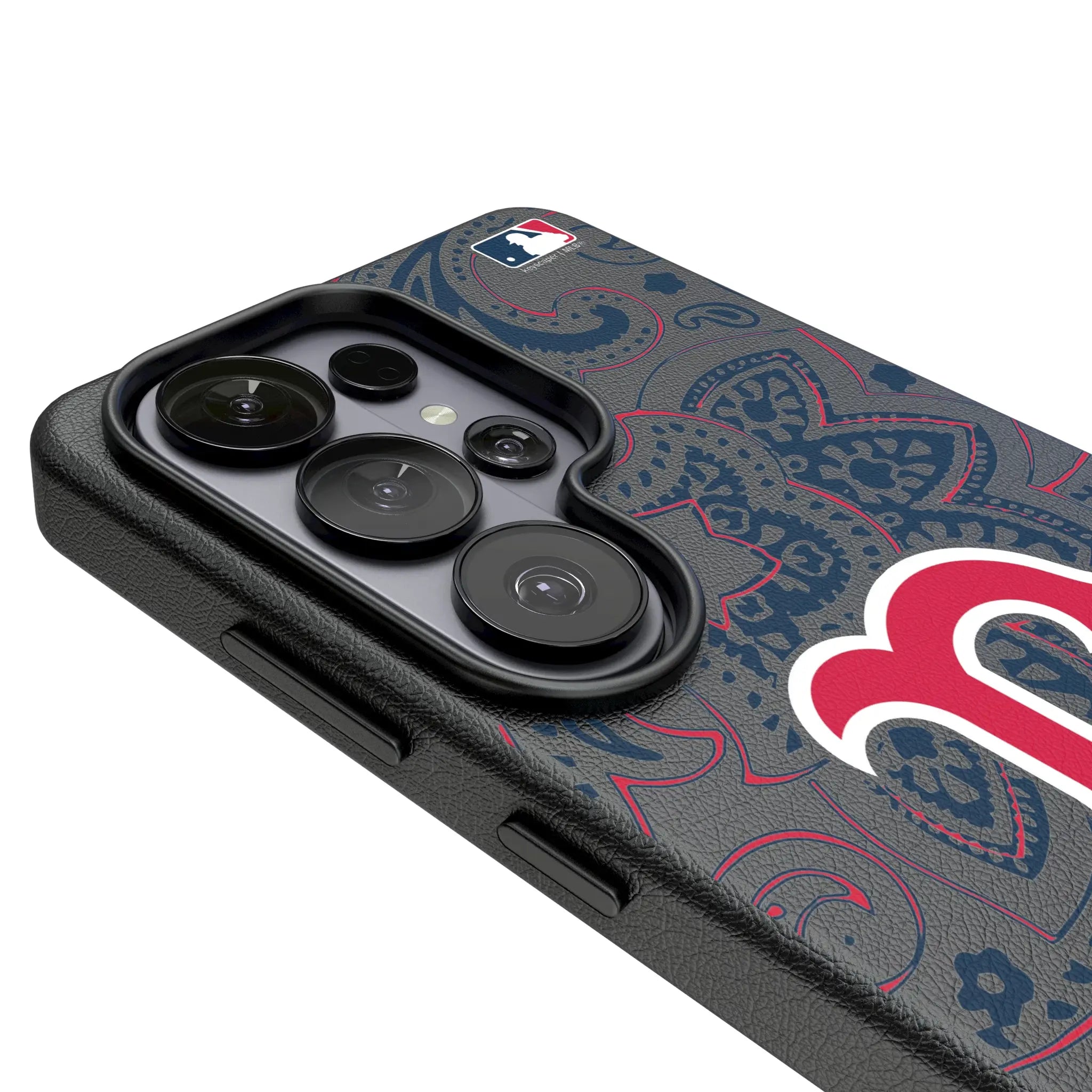 Boston Red Sox Paisley Galaxy MagSafe Compatible Phone Case for Samsung Galaxy - Detail#Device_Galaxy S26 Ultra