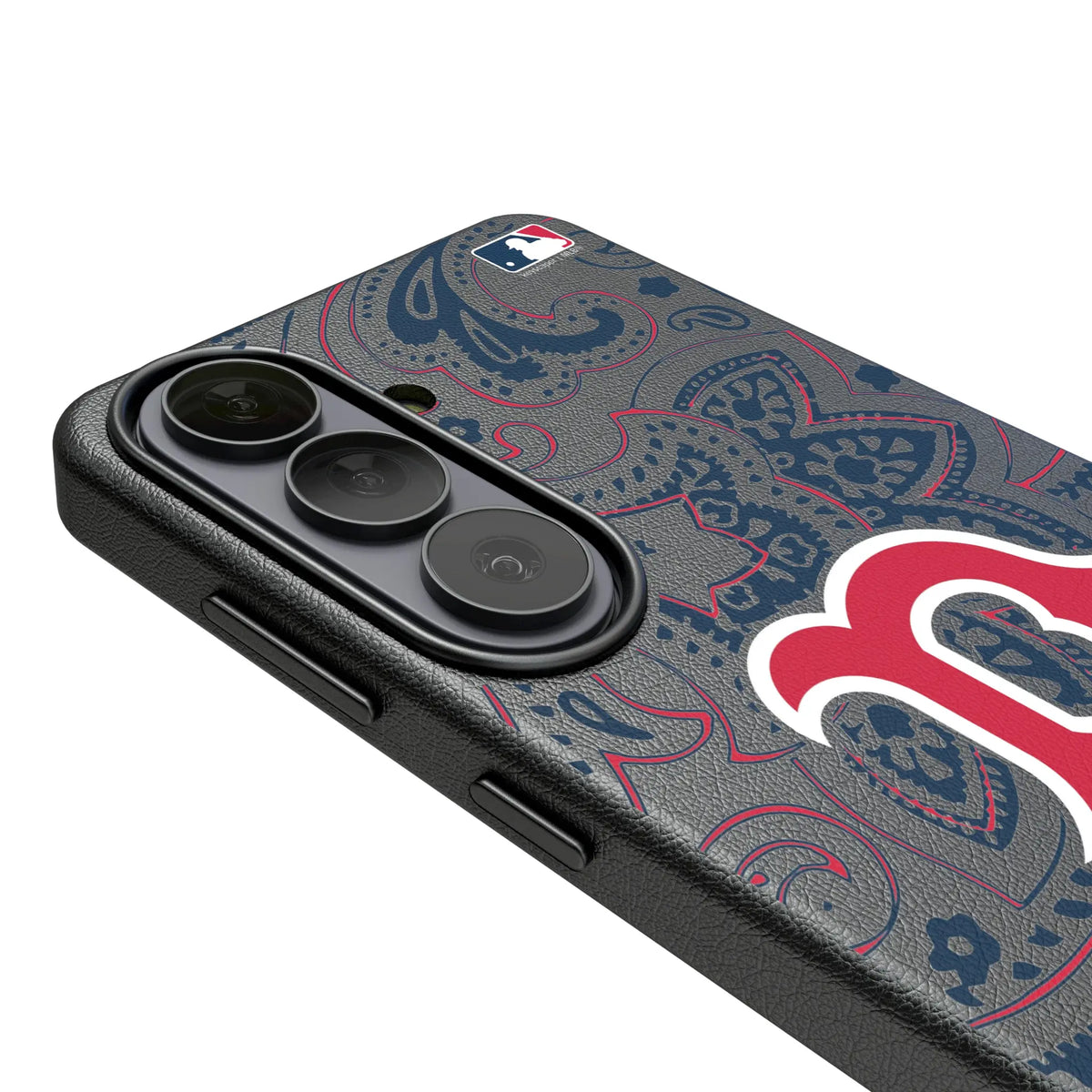 Boston Red Sox Paisley Galaxy MagSafe Compatible Phone Case for Samsung Galaxy - Detail#Device_Galaxy S26 Plus