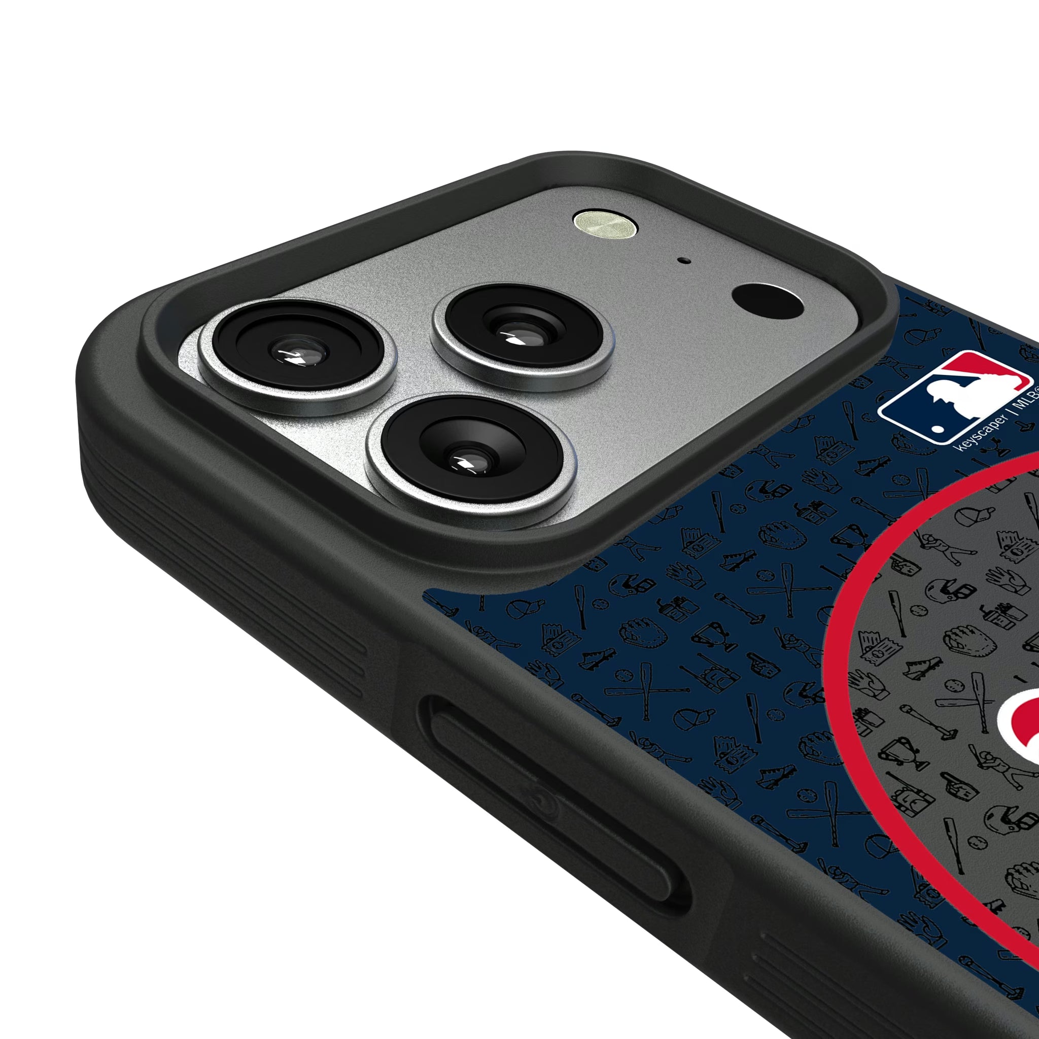 Boston Red Sox Personalized Circle iPhone Bump Phone Case for Apple iPhone - Detail#Device_iPhone 17 Pro