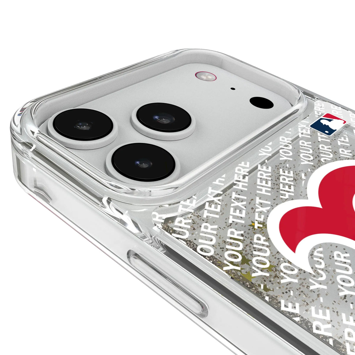 Boston Red Sox Personalized EndZone Plus iPhone Glitter Phone Case for Apple iPhone - Detail#Device_iPhone 18 Pro Max
