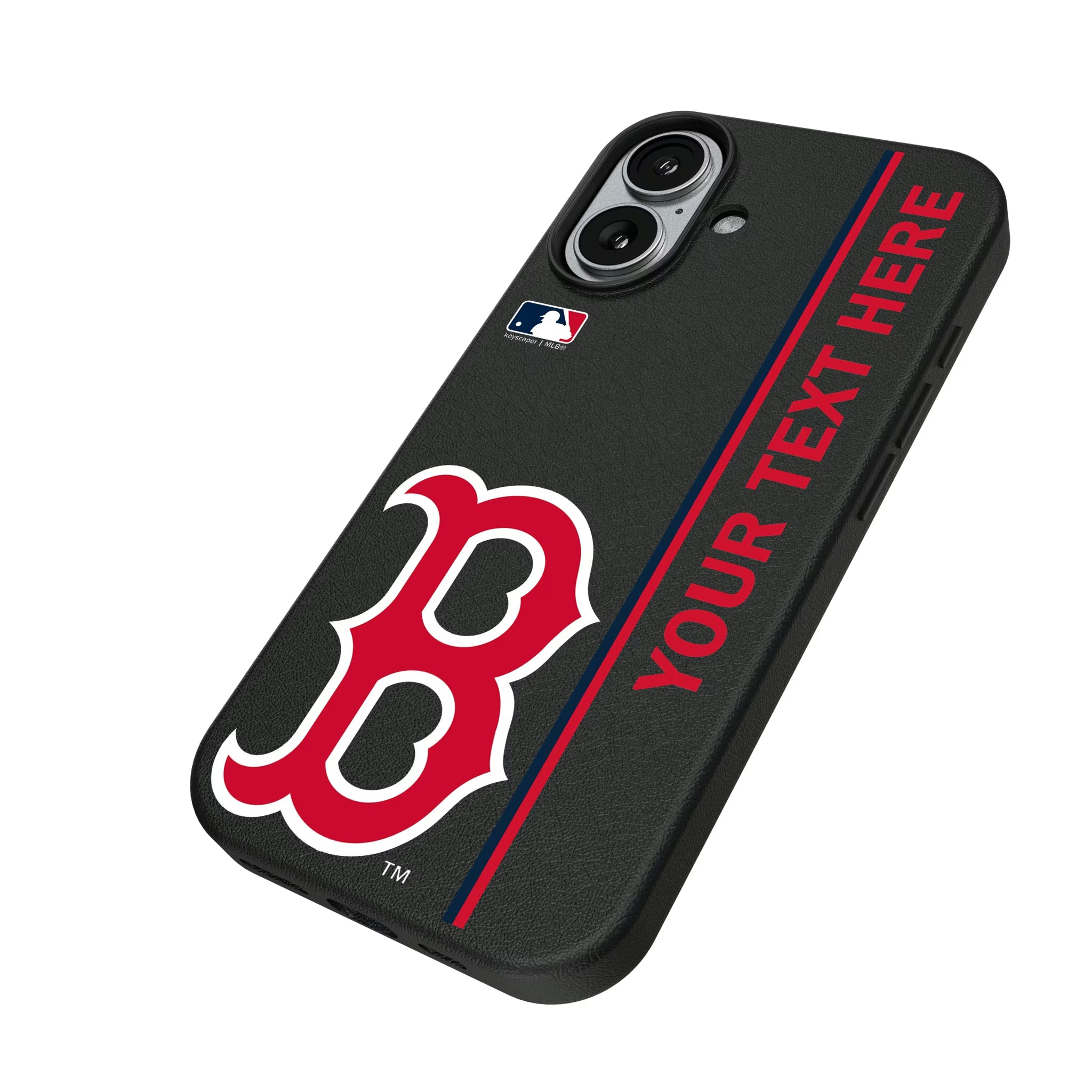 Boston Red Sox Personalized Sidebard iPhone MagSafe Compatible Phone Case for Apple iPhone - Isometric View#Device_iPhone 17