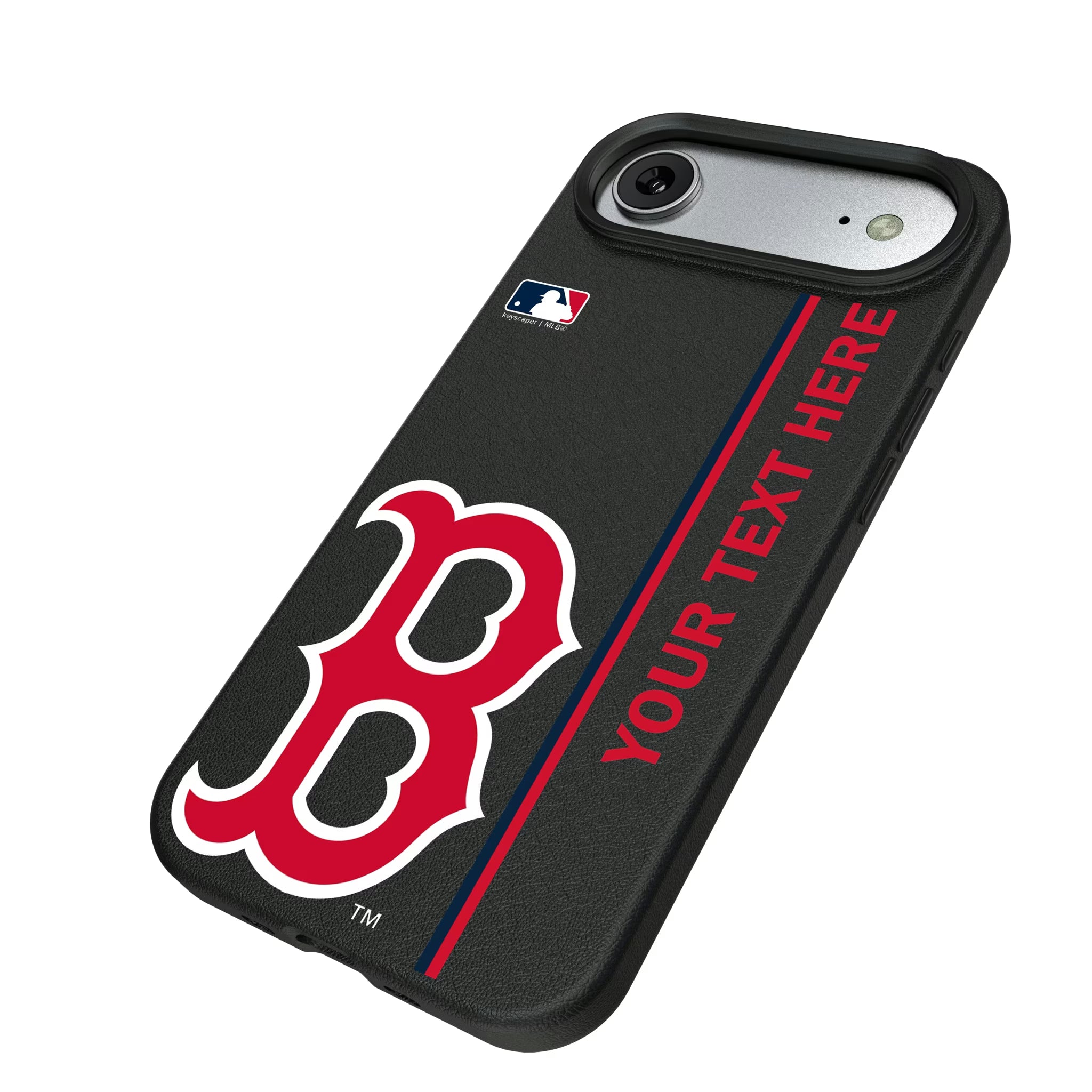Boston Red Sox Personalized Sidebard iPhone MagSafe Compatible Phone Case for Apple iPhone - Isometric View#Device_iPhone Air