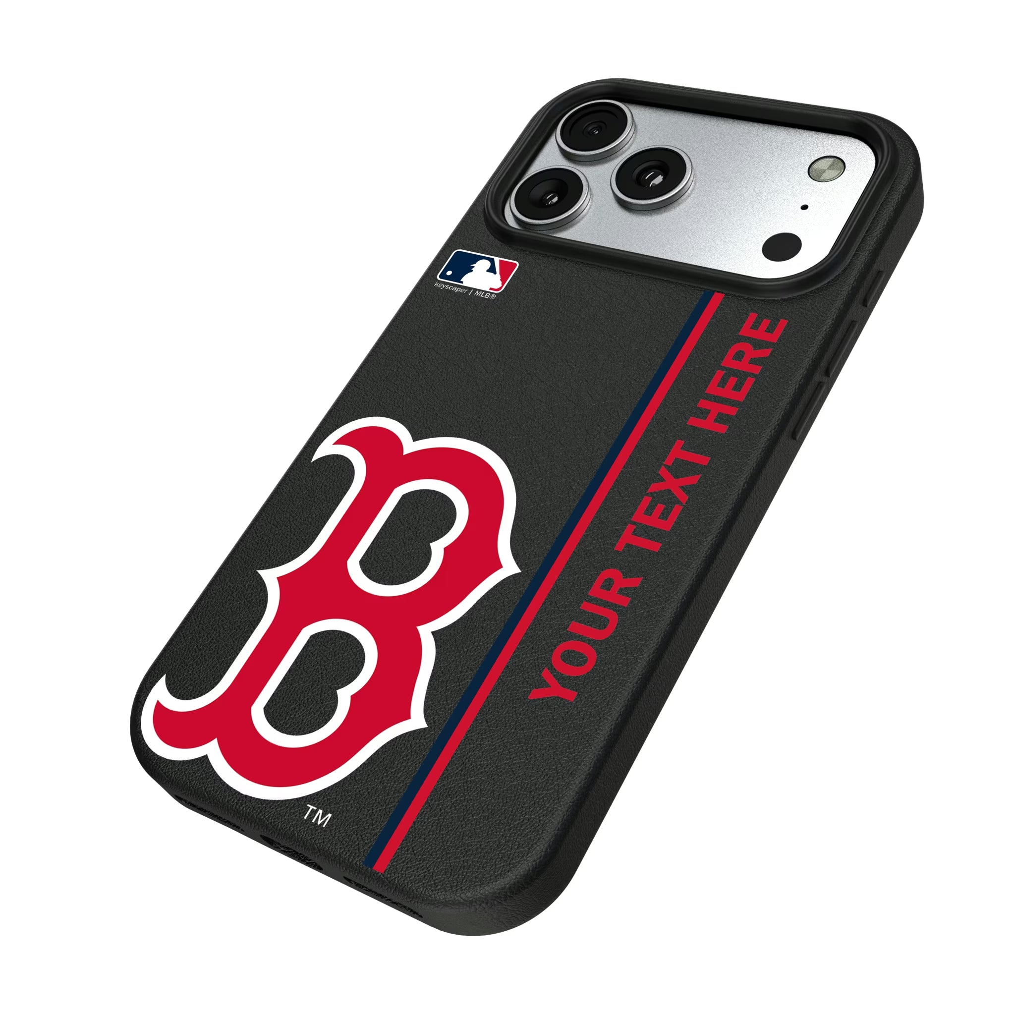 Boston Red Sox Personalized Sidebard iPhone MagSafe Compatible Phone Case for Apple iPhone - Isometric View#Device_iPhone 17 Pro Max