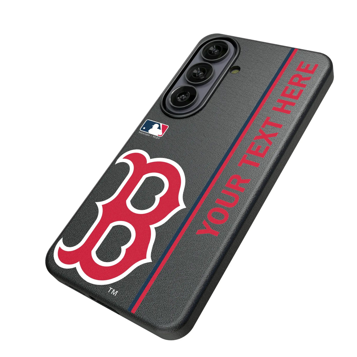 Boston Red Sox Personalized Sidebard Galaxy MagSafe Compatible Phone Case for Samsung Galaxy - Isometric View#Device_Galaxy S26