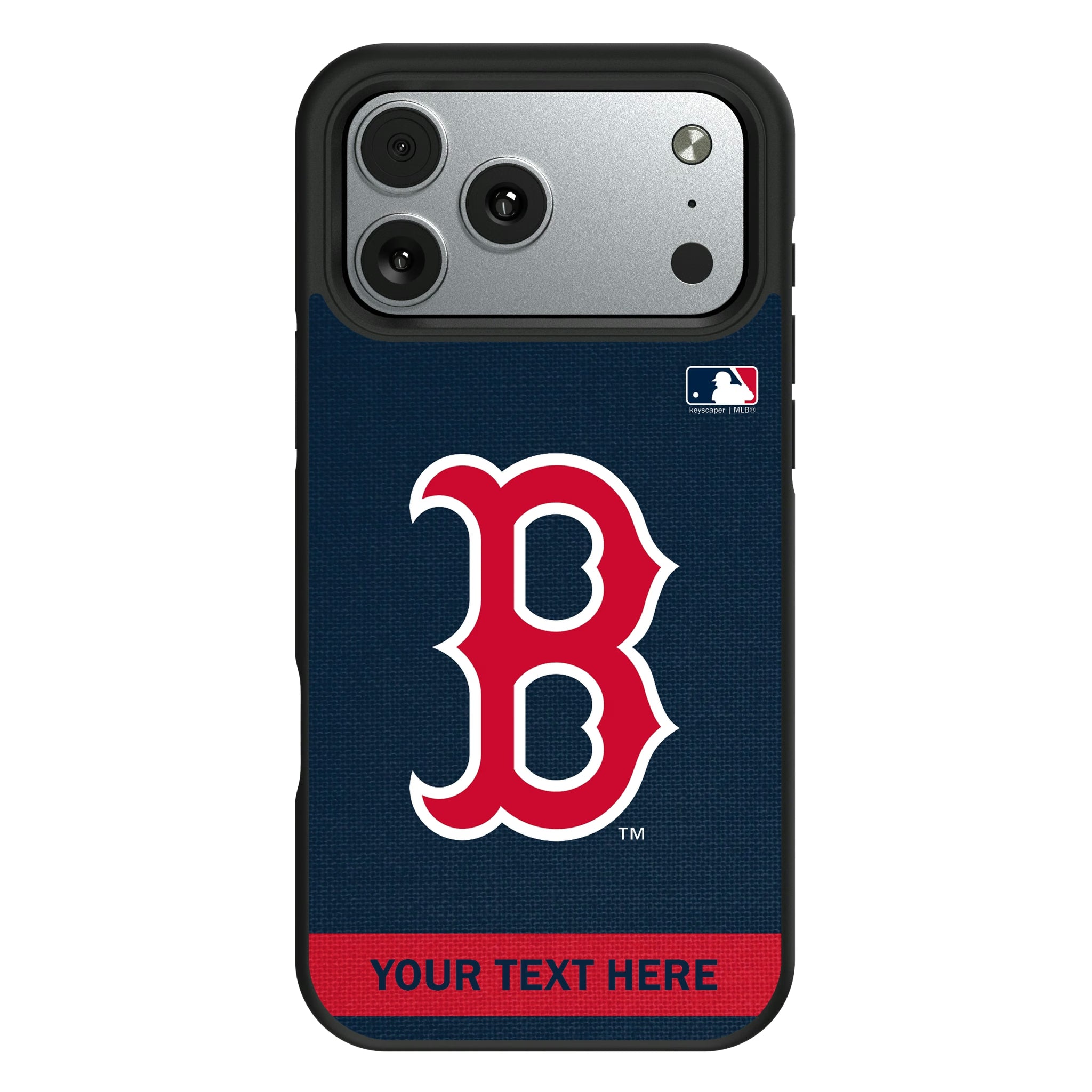 Boston Red Sox Personalized Stripe iPhone Bump Phone Case for Apple iPhone#Device_iPhone 17 Pro Max