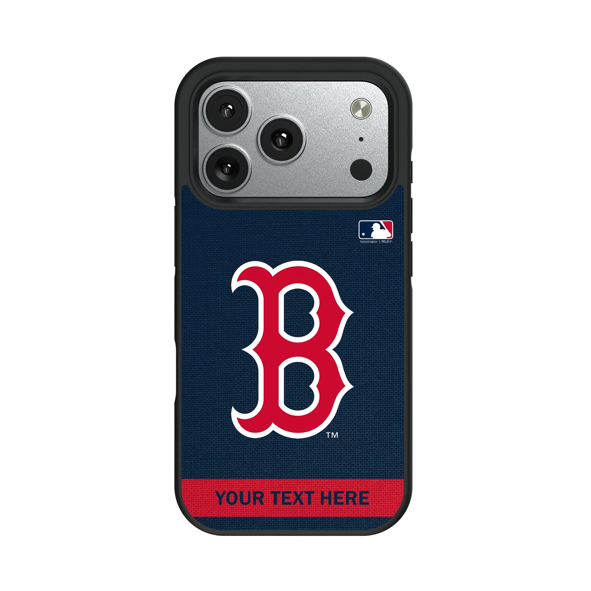 Boston Red Sox Personalized Stripe iPhone Bump Phone Case for Apple iPhone#Device_iPhone 17 Pro