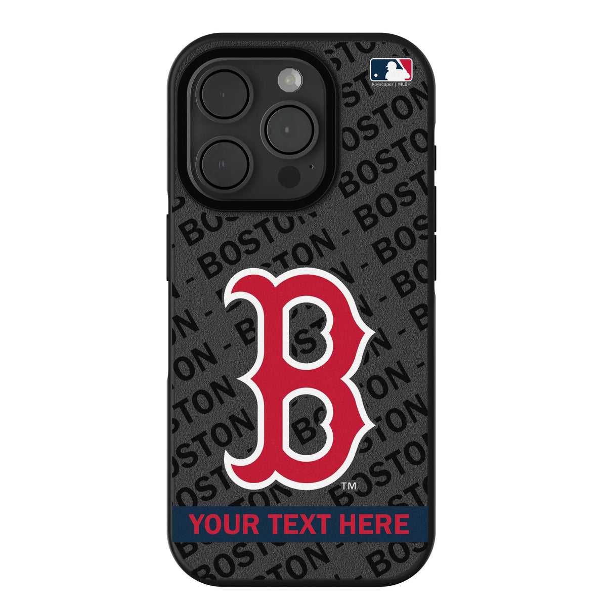 Boston Red Sox Personalized Tilt iPhone Bump Phone Case for Apple iPhone#Device_iPhone 15 Pro