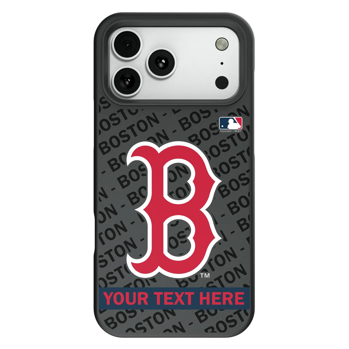 Boston Red Sox Personalized Tilt Bump Phone Case for Apple iPhone