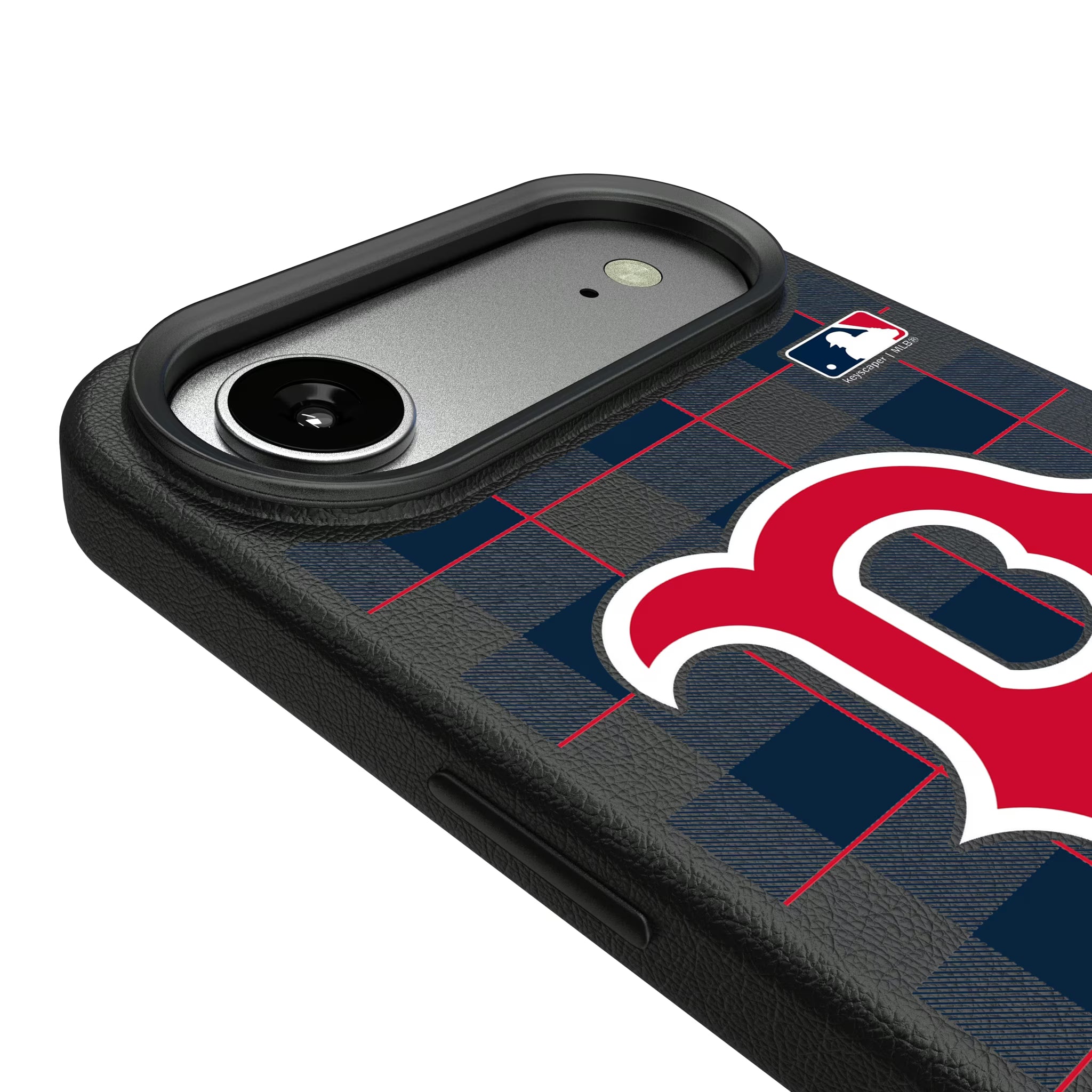 Boston Red Sox Plaid iPhone MagSafe Compatible Phone Case for Apple iPhone - Detail#Device_iPhone Air