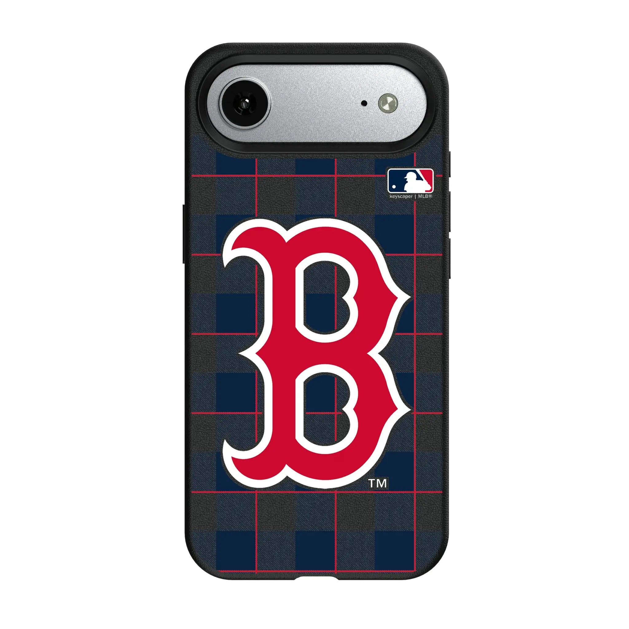 Boston Red Sox Plaid iPhone MagSafe Compatible Phone Case for Apple iPhone#Device_iPhone Air