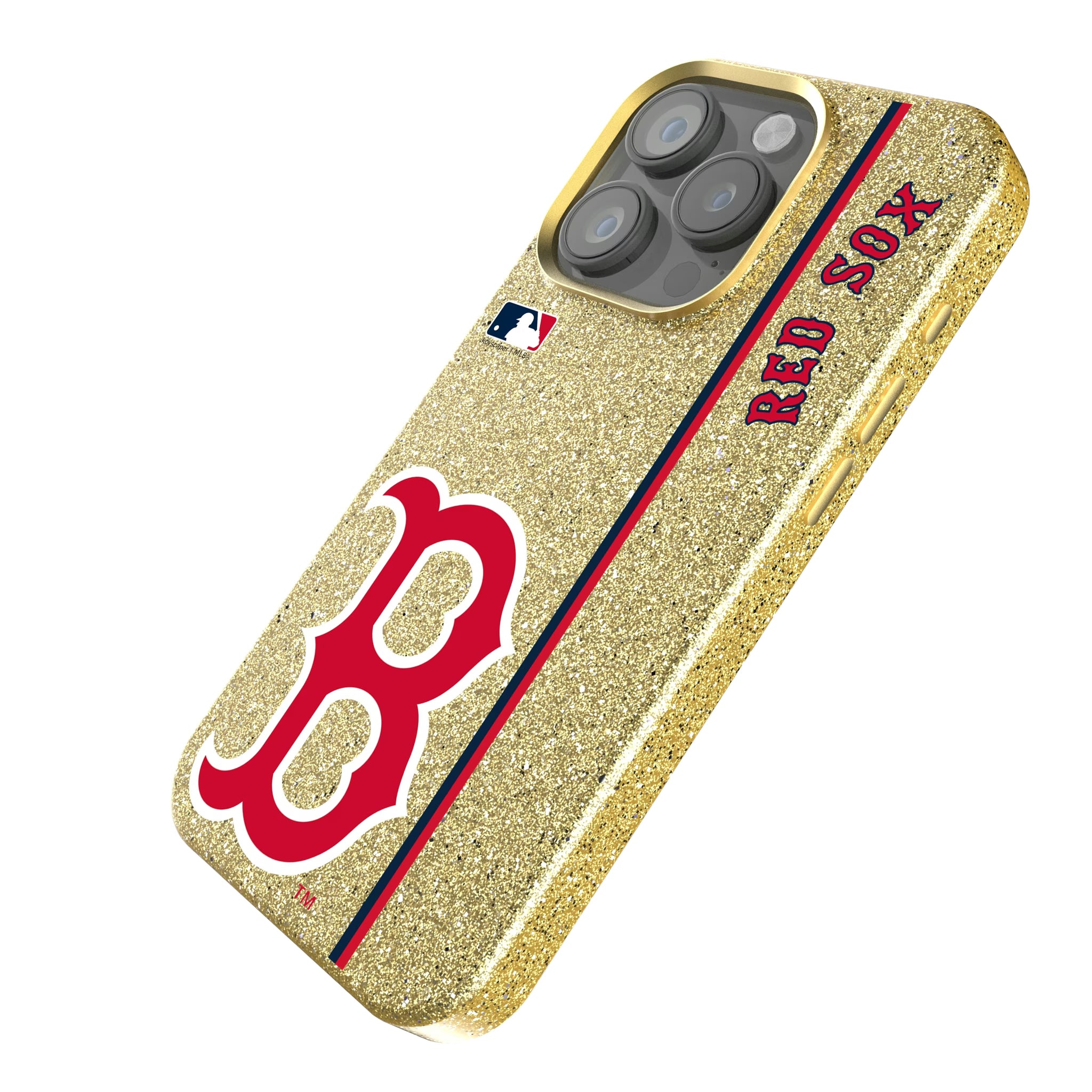 Boston Red Sox Sidebar iPhone Bling Phone Case for Apple iPhone - Isometric View