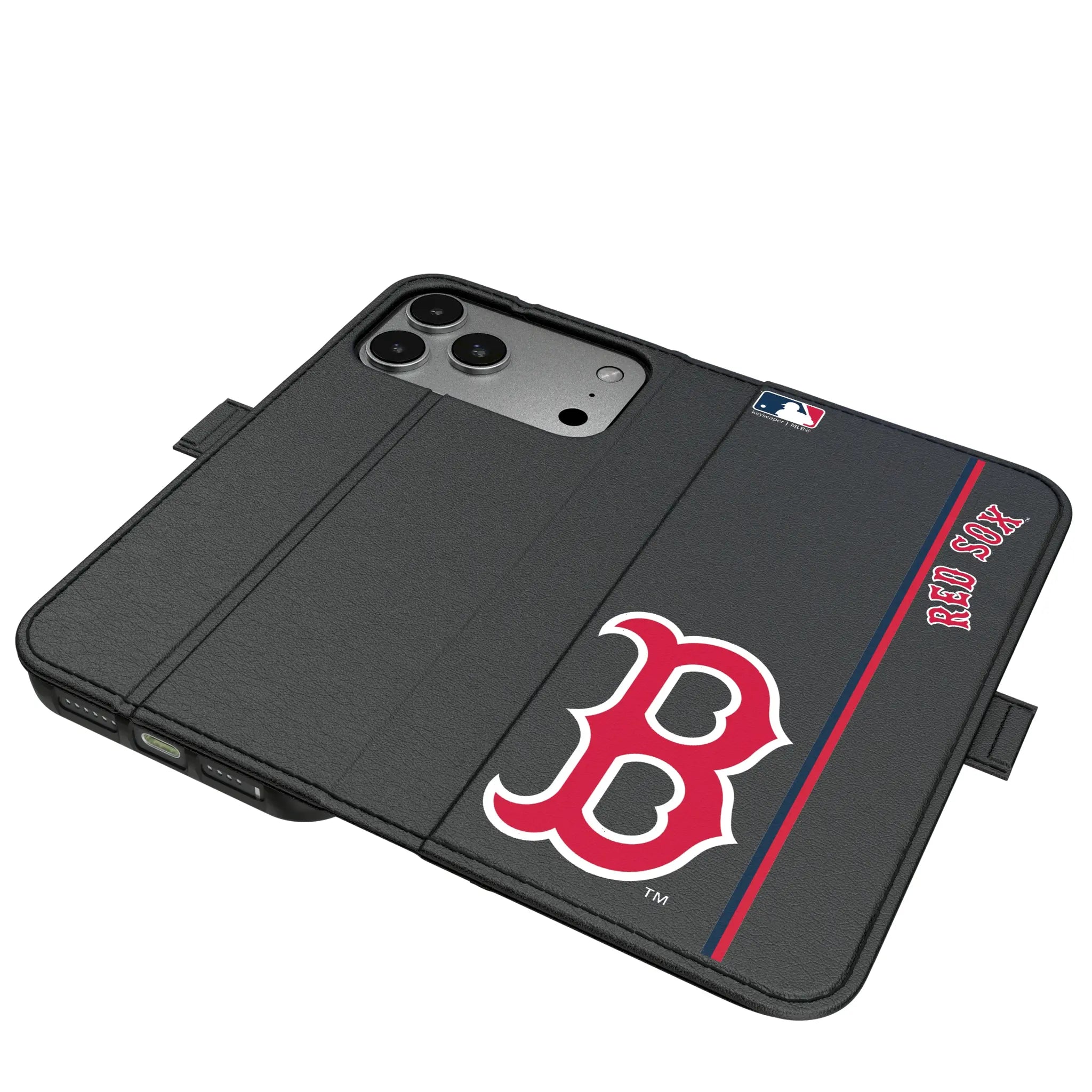 Boston Red Sox Sidebar iPhone Folio Phone Case for Apple iPhone#Device_iPhone 17 Pro Max