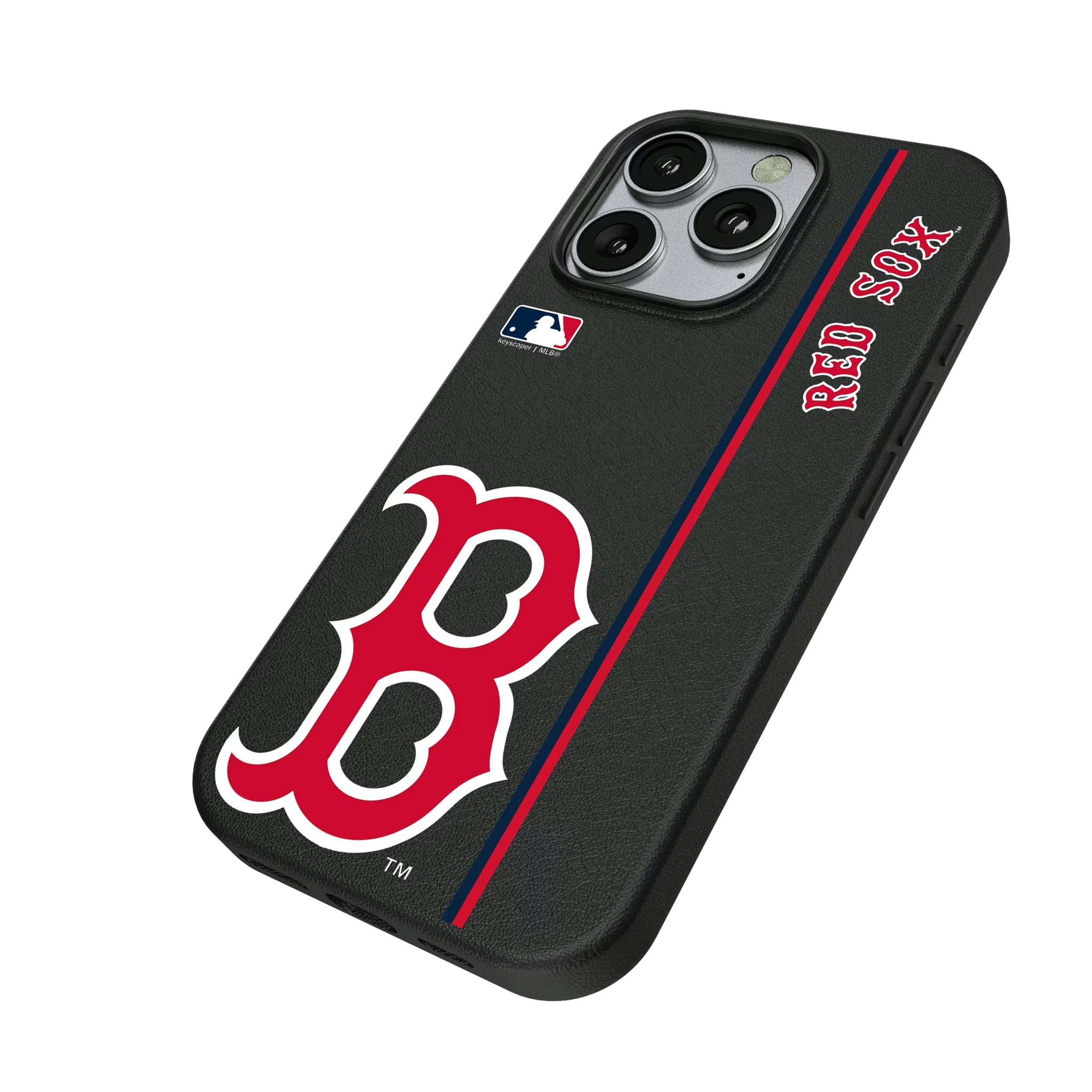 Boston Red Sox Sidebar iPhone MagSafe Compatible Phone Case for Apple iPhone - Isometric View