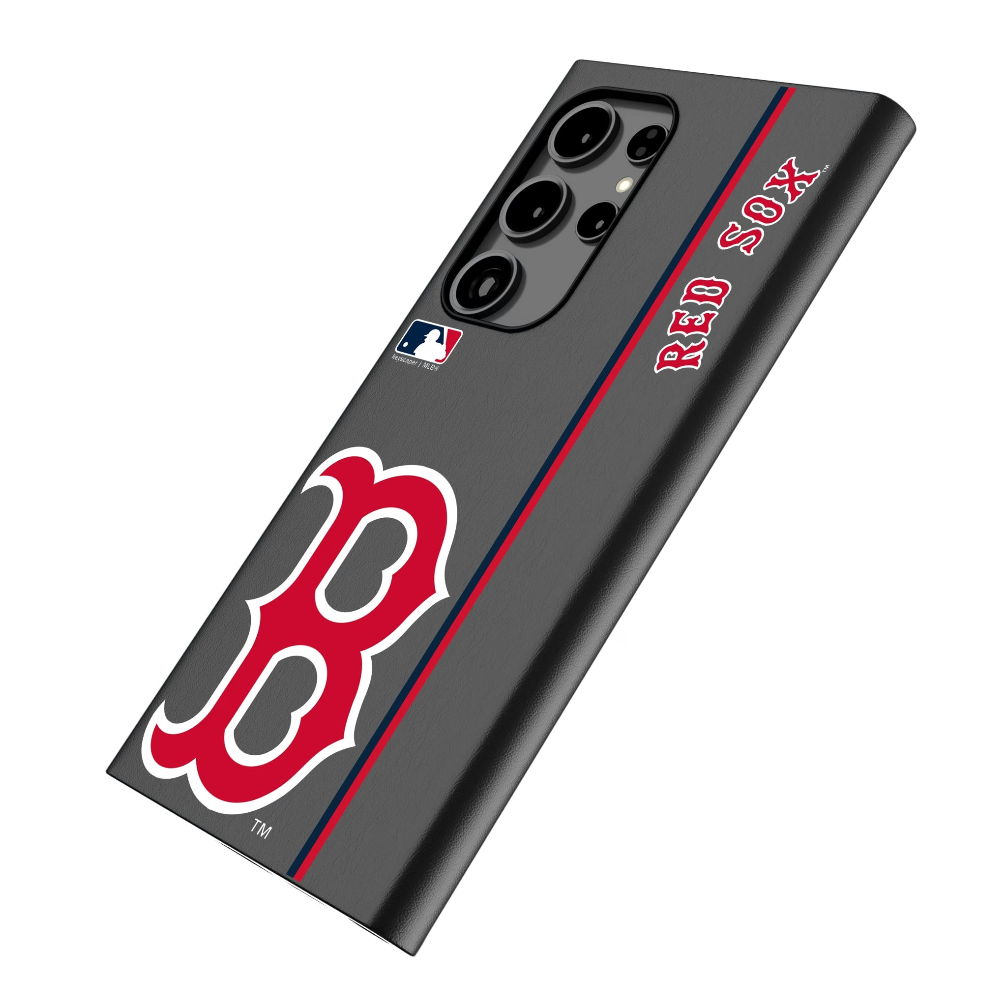 Boston Red Sox Sidebar Galaxy MagSafe Compatible Phone Case for Samsung Galaxy - Isometric View