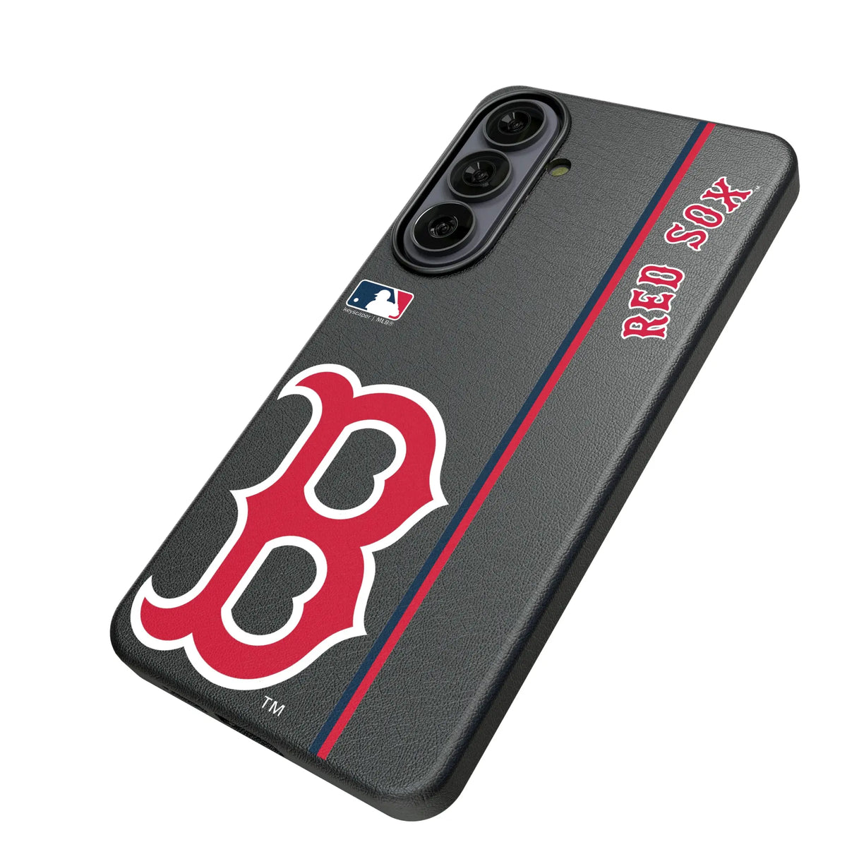 Boston Red Sox Sidebar Galaxy MagSafe Compatible Phone Case for Samsung Galaxy - Isometric View#Device_Galaxy S26 Plus