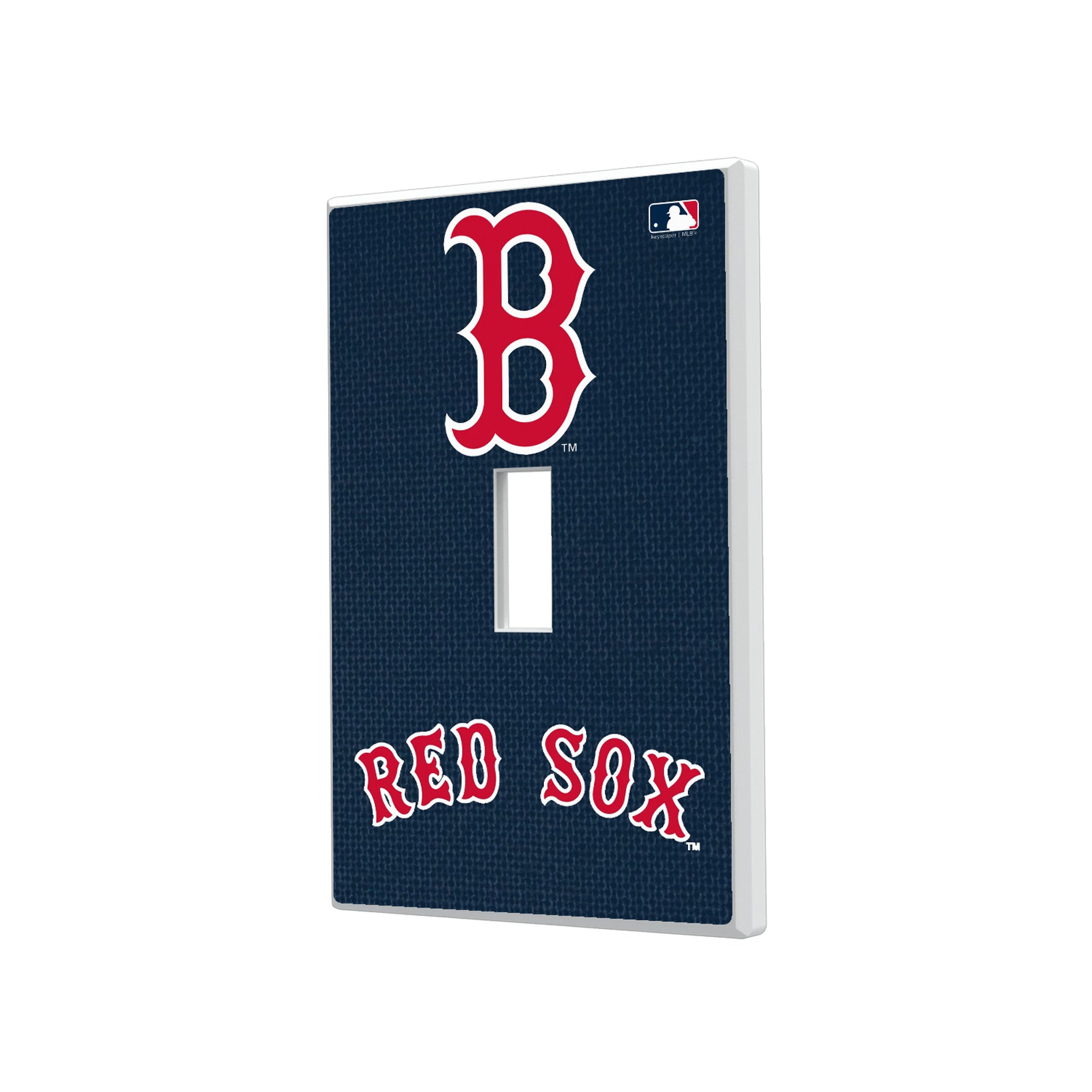 Boston Red Sox Solid Hidden-Screw Light Switch Plate#Style_Single Toggle