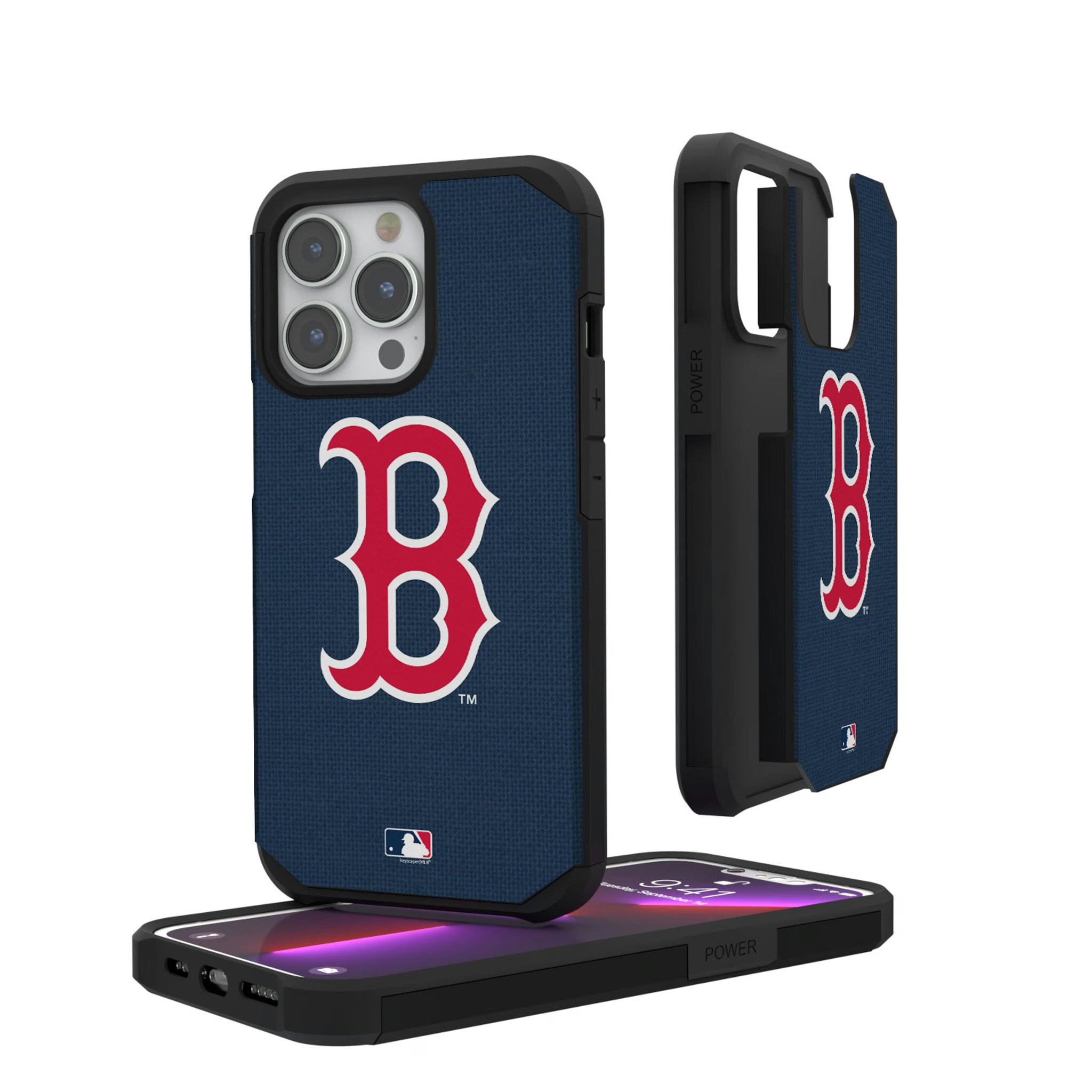 Boston Red Sox Solid iPhone Rugged Phone Case for Apple iPhone