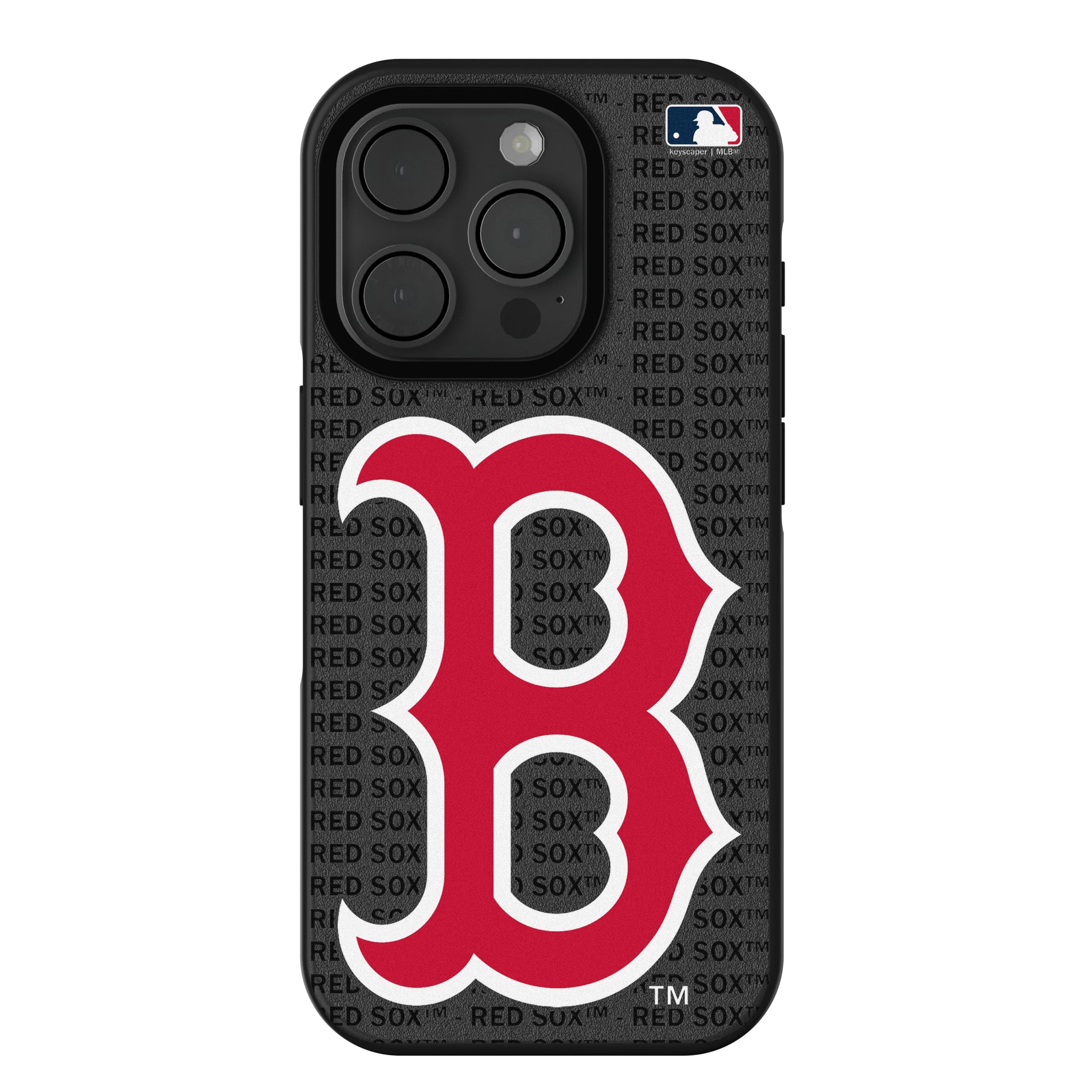 Boston Red Sox Text Backdrop iPhone Bump Phone Case for Apple iPhone