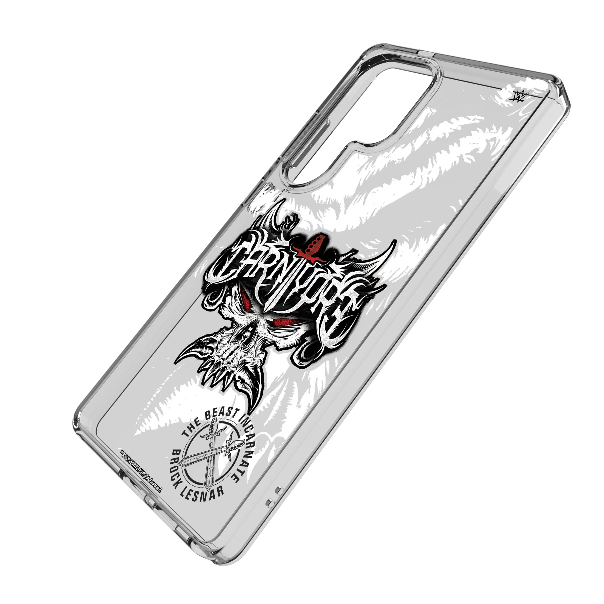 Brock Lesnar Impact Galaxy Clear Phone Case for Samsung Galaxy - Isometric View