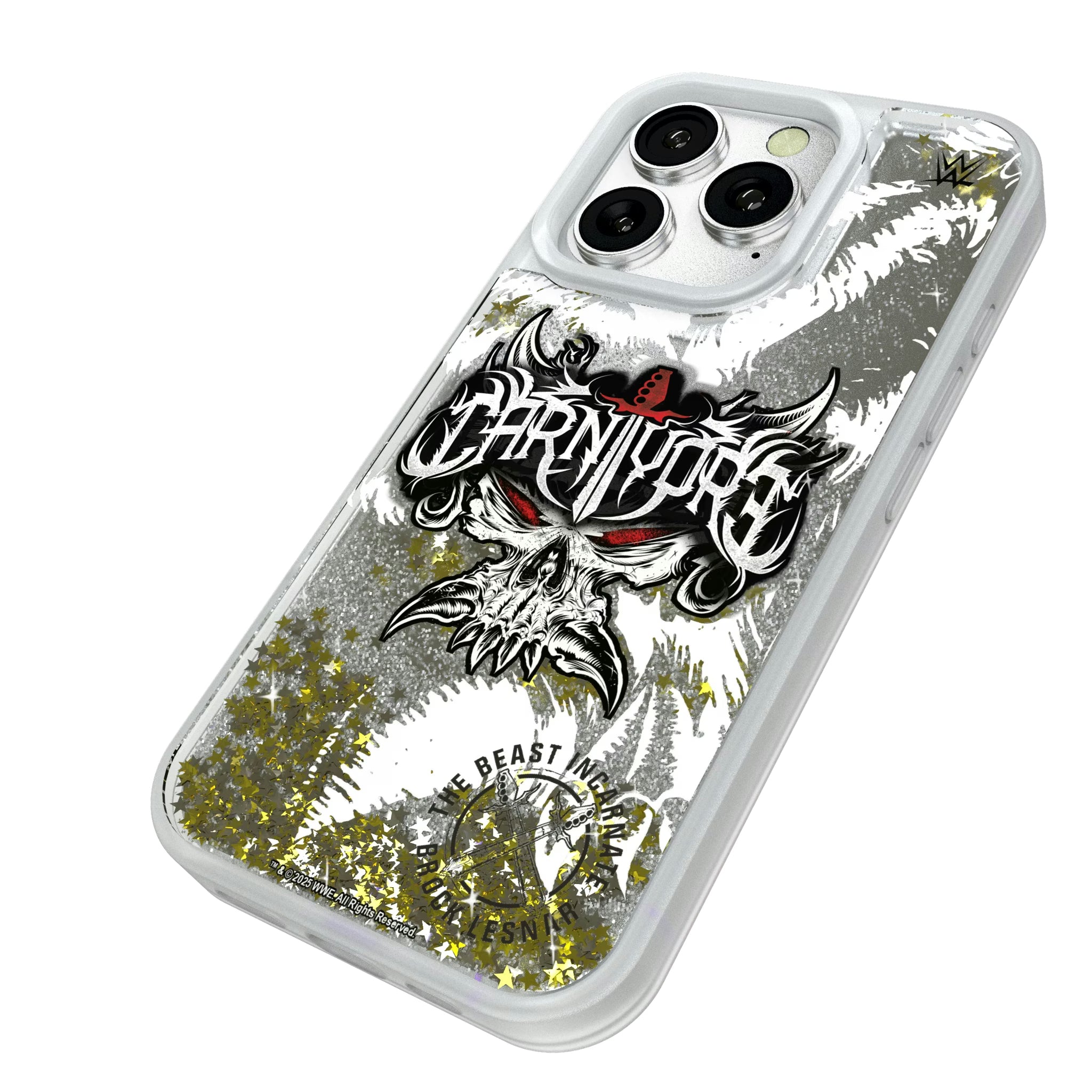 Brock Lesnar Impact iPhone Glitter Phone Case for Apple iPhone - Isometric View#Device_iPhone 16 Pro