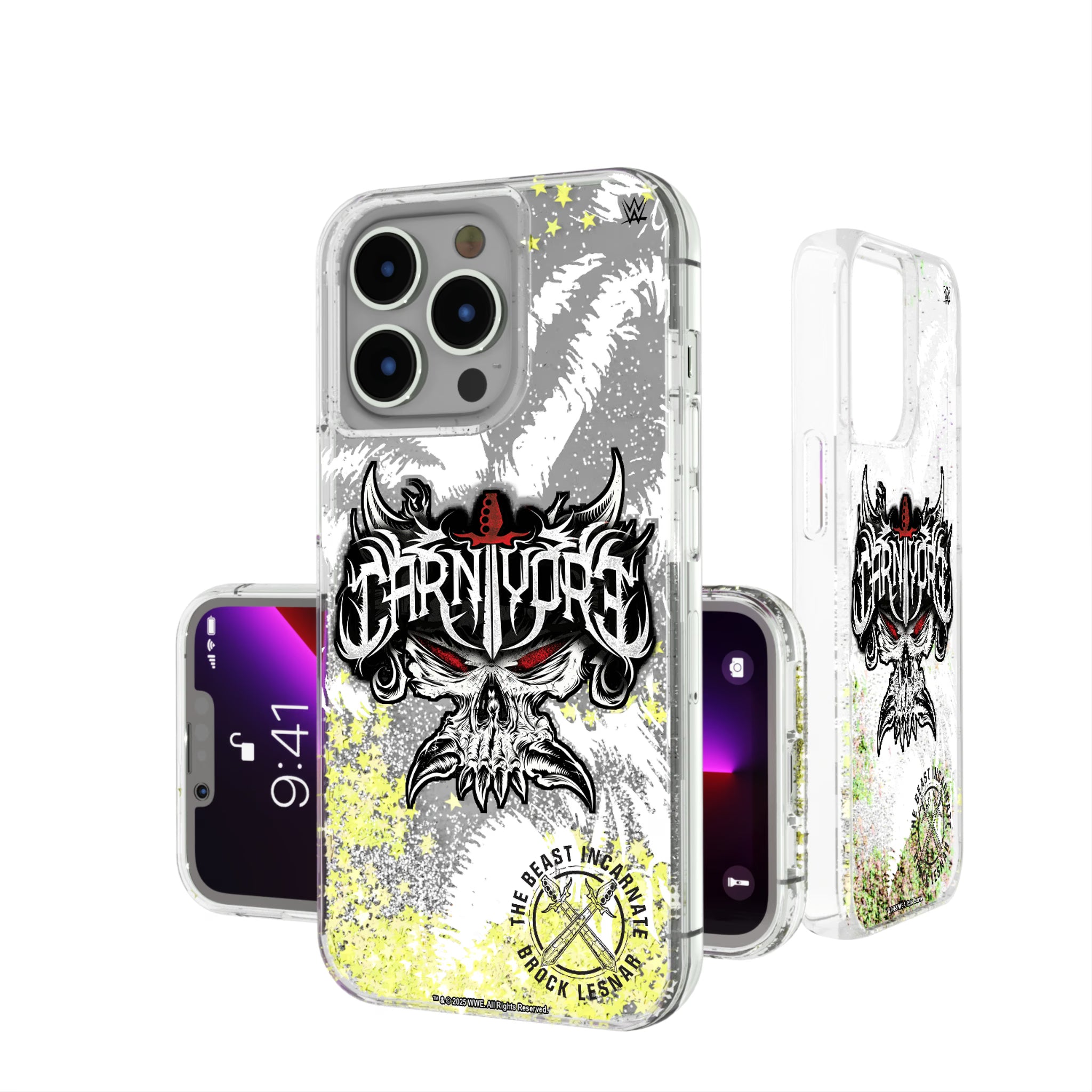 Brock Lesnar Impact iPhone Glitter Phone Case for Apple iPhone