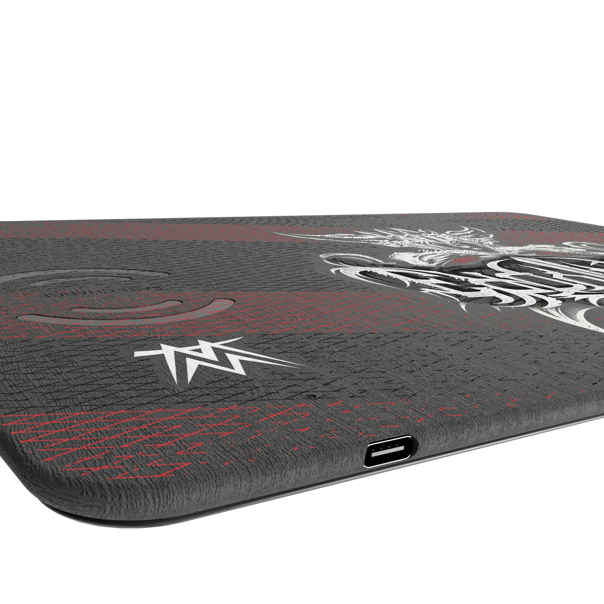 Brock Lesnar Steel 15-Watt Wireless Charger and Mouse Pad