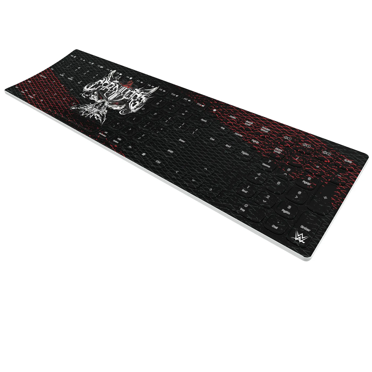 Brock Lesnar Steel KKB605 Curved Wireless Keyboard - Isometric View