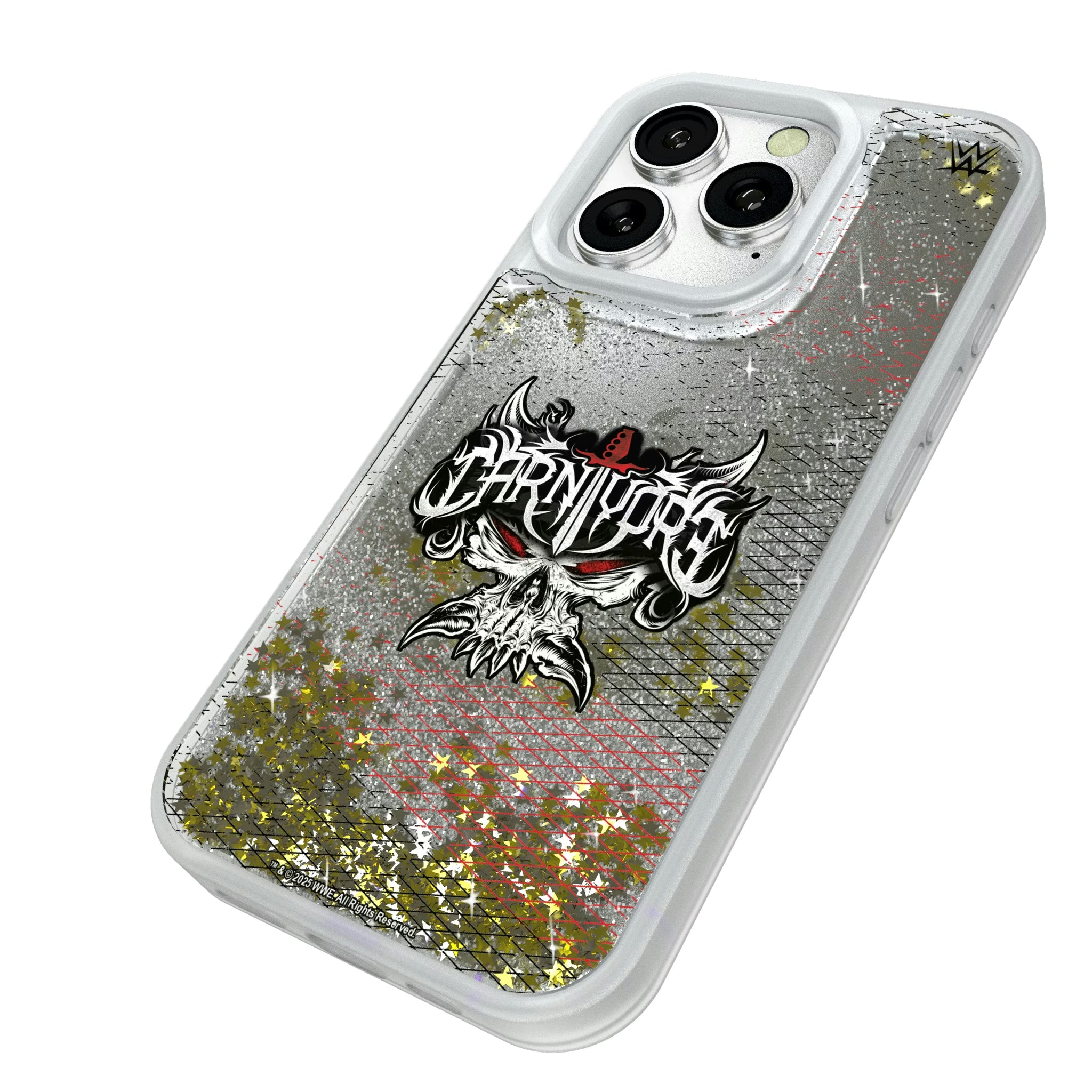 Brock Lesnar Steel iPhone Glitter Phone Case for Apple iPhone - Isometric View#Device_iPhone 16 Pro
