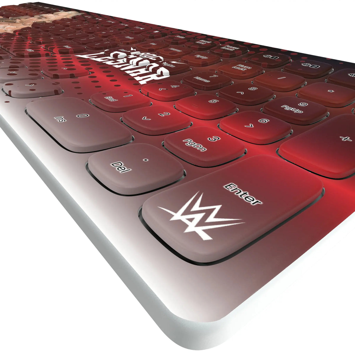 Brock Lesnar Superstar KKB605 Curved Wireless Keyboard - Detail