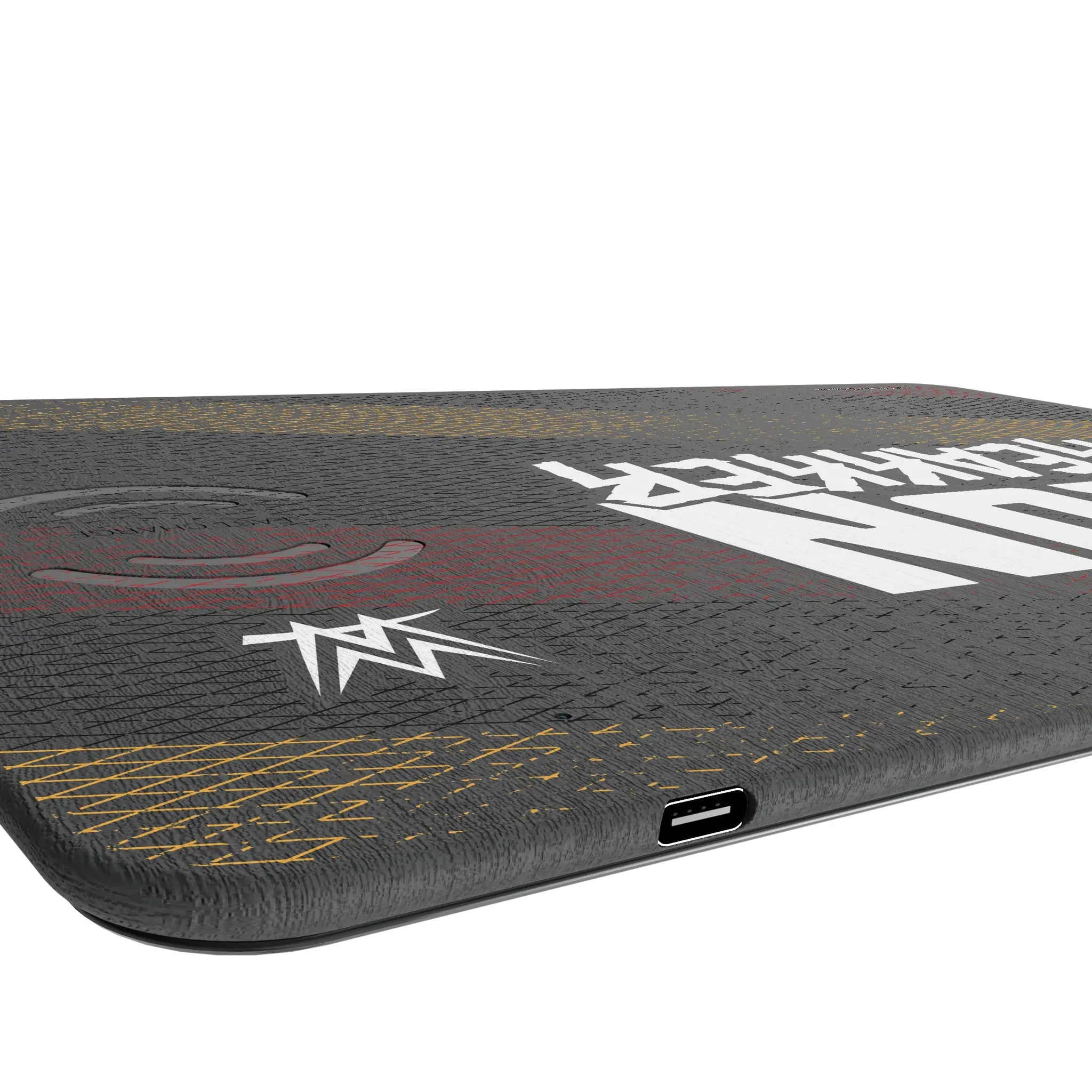 Bron Breakker Steel 15-Watt Wireless Charger and Mouse Pad