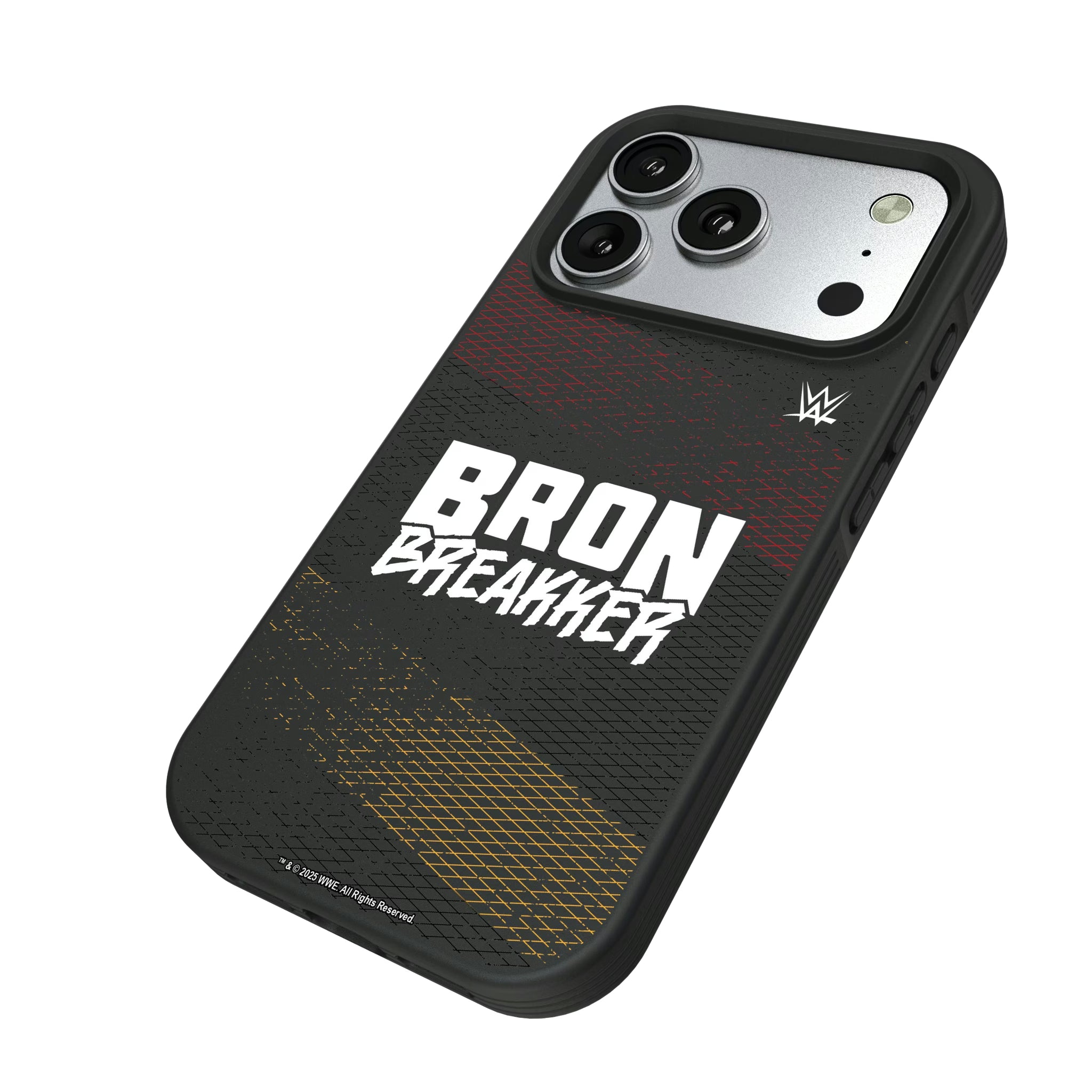Bron Breakker Steel iPhone Bump Phone Case for Apple iPhone - Isometric View#Device_iPhone 17 Pro
