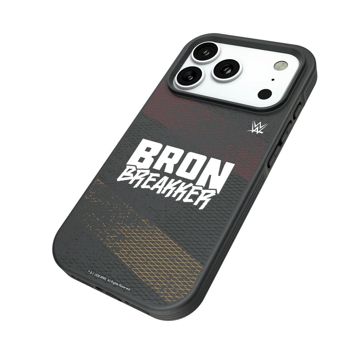 Bron Breakker Steel iPhone Bump Phone Case for Apple iPhone - Isometric View#Device_iPhone 18 Pro