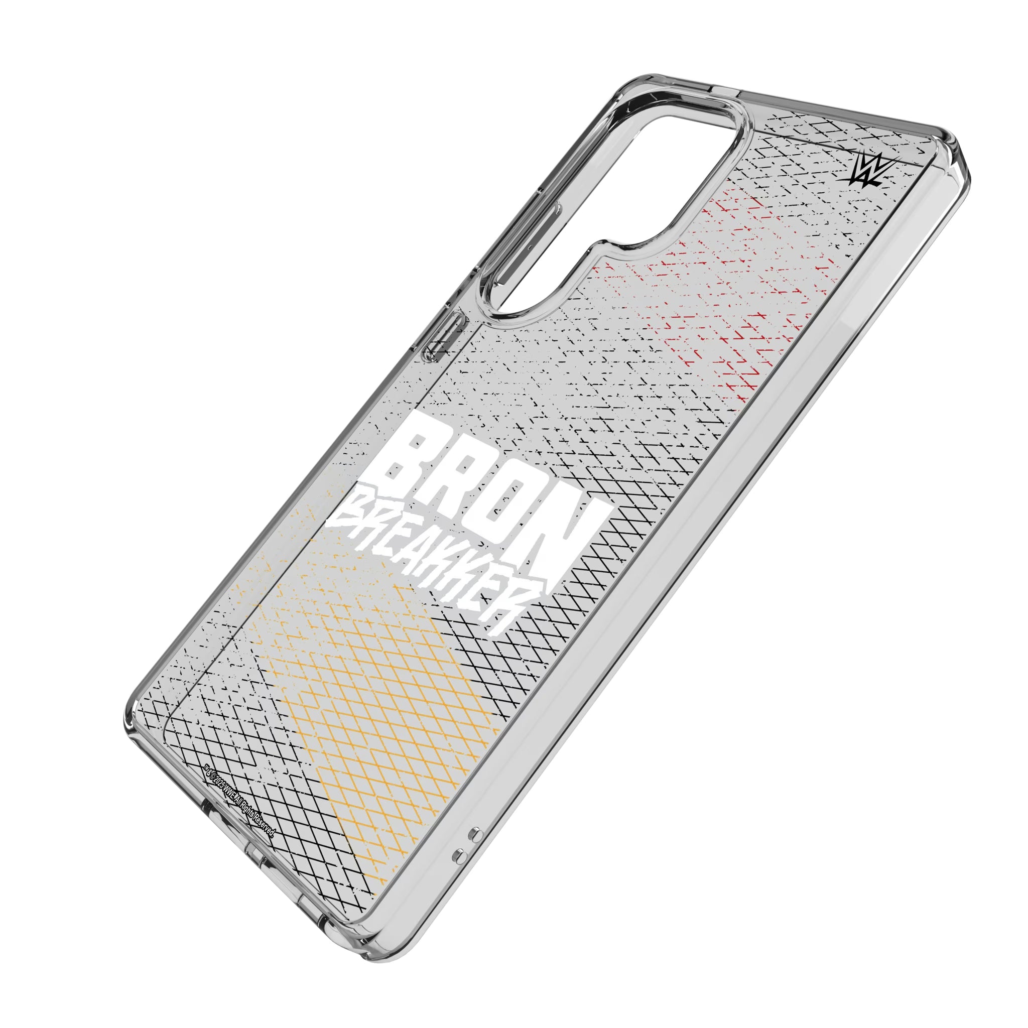 Bron Breakker Steel Galaxy Clear Phone Case for Samsung Galaxy - Isometric View