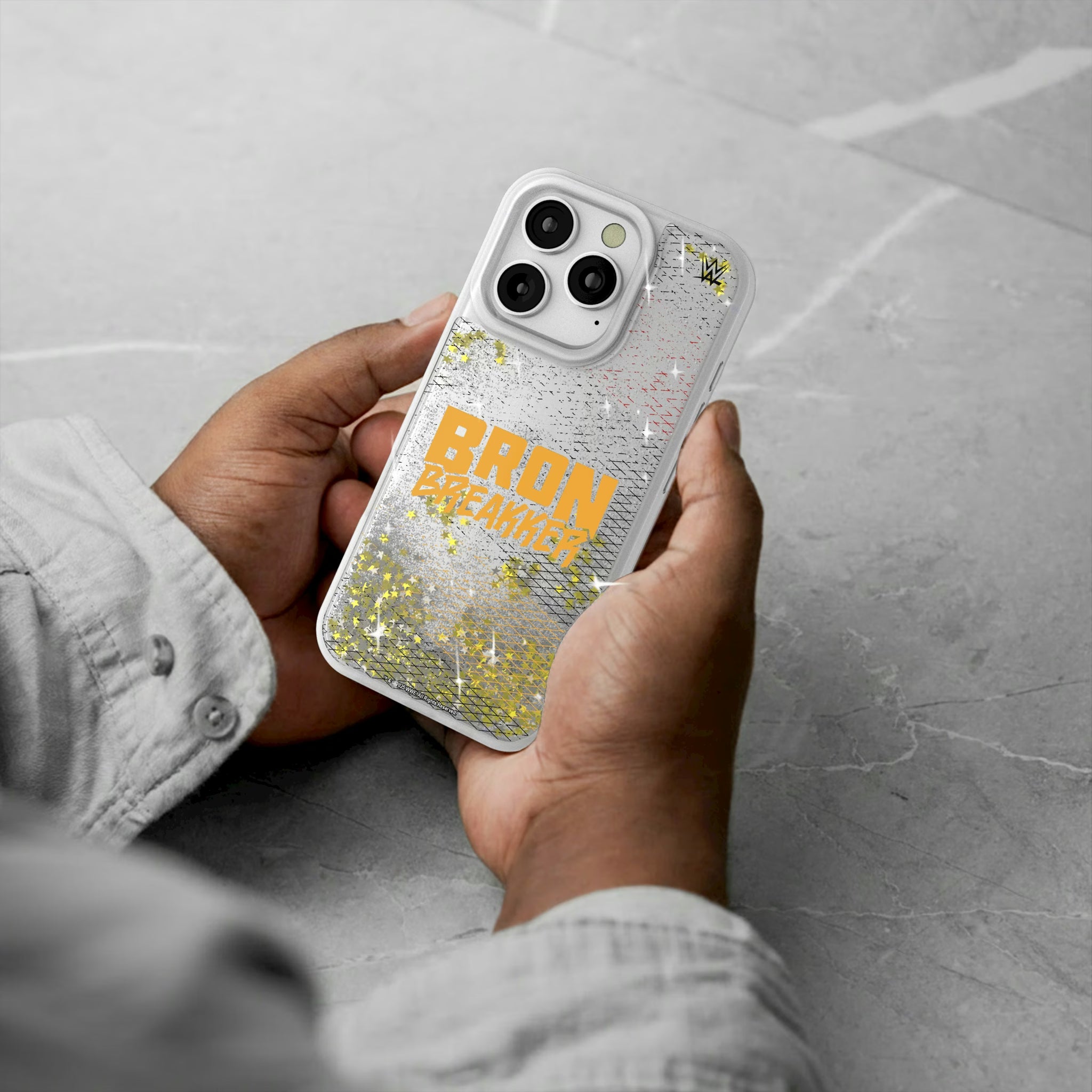 Bron Breakker Steel iPhone Glitter Phone Case for Apple iPhone - Lifestyle#Device_iPhone 16 Pro
