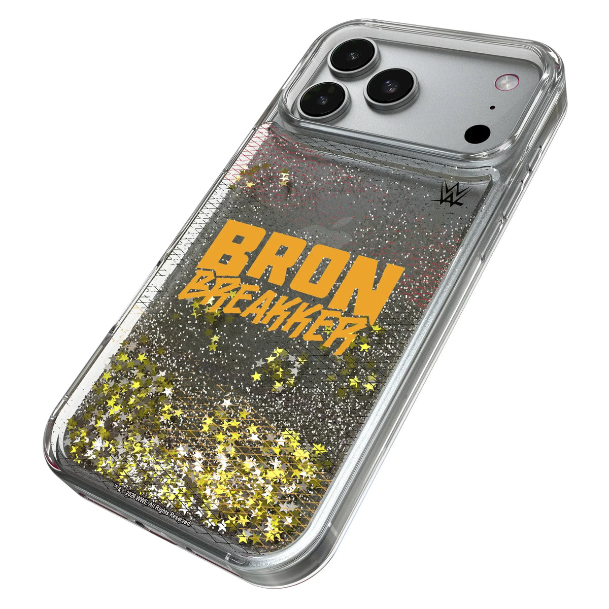 Bron Breakker Steel iPhone Glitter Phone Case for Apple iPhone - Isometric View#Device_iPhone 17 Pro Max
