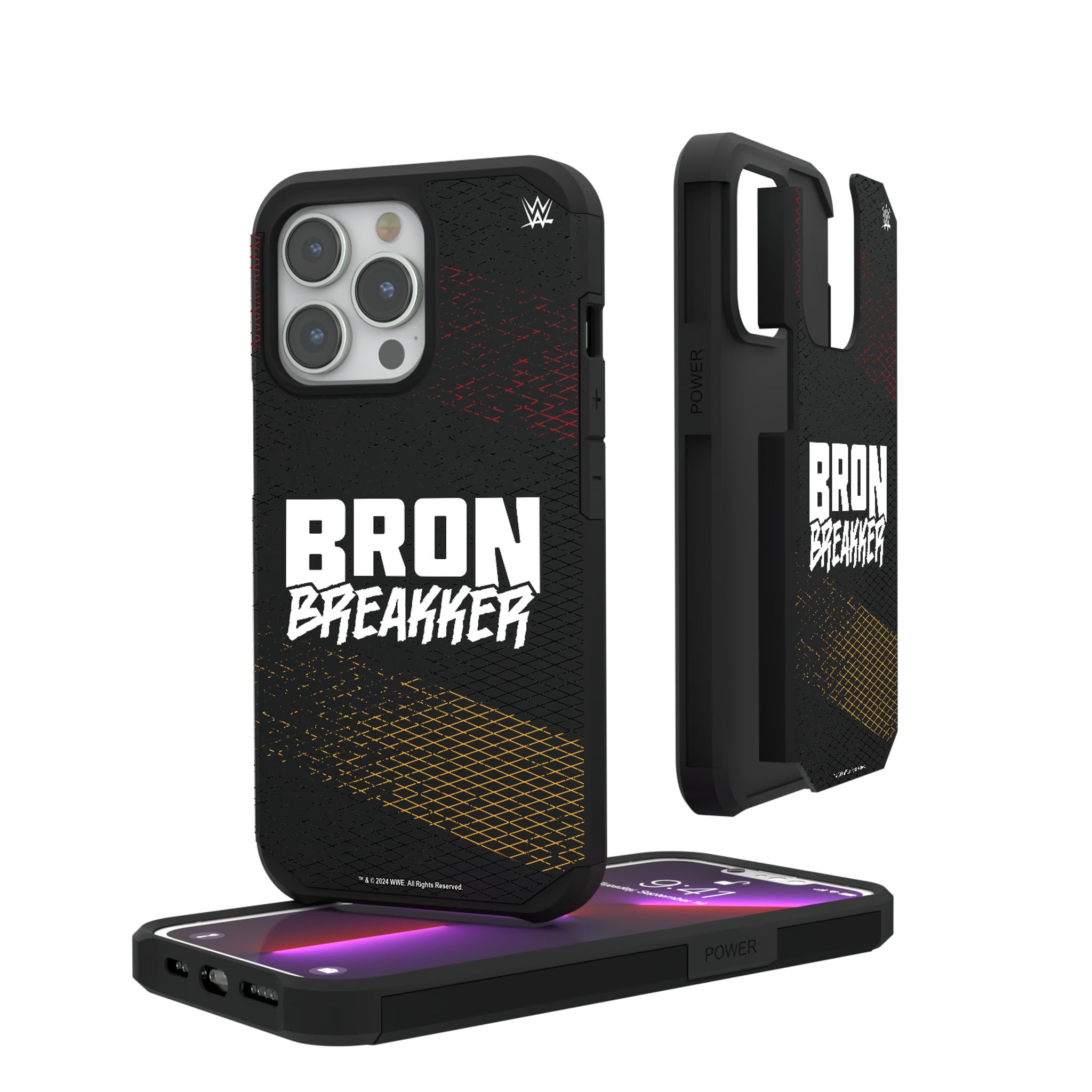 Bron Breakker Steel iPhone Rugged Phone Case for Apple iPhone#Device_iPhone 13 Pro