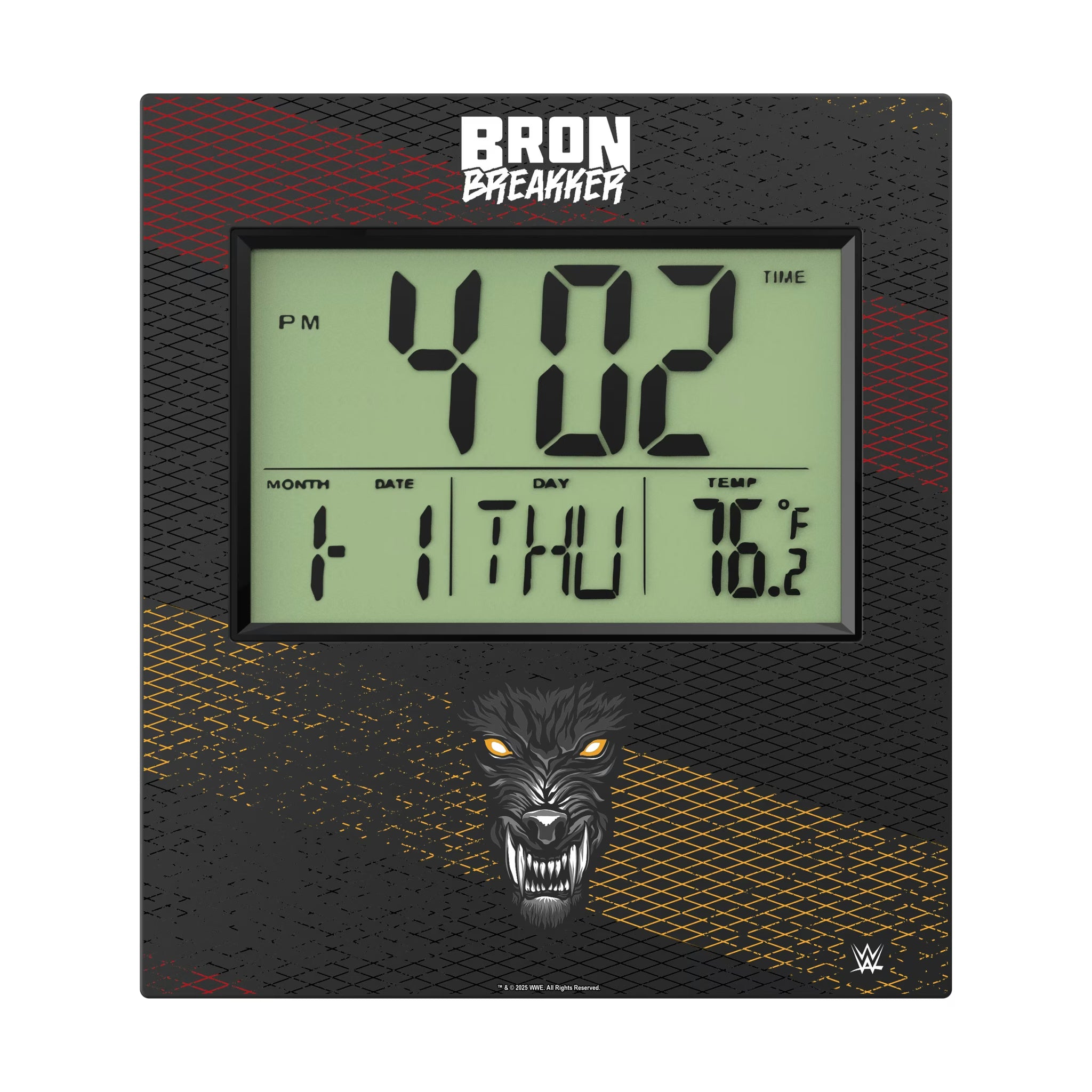 Bron Breakker Steel Wall Clock